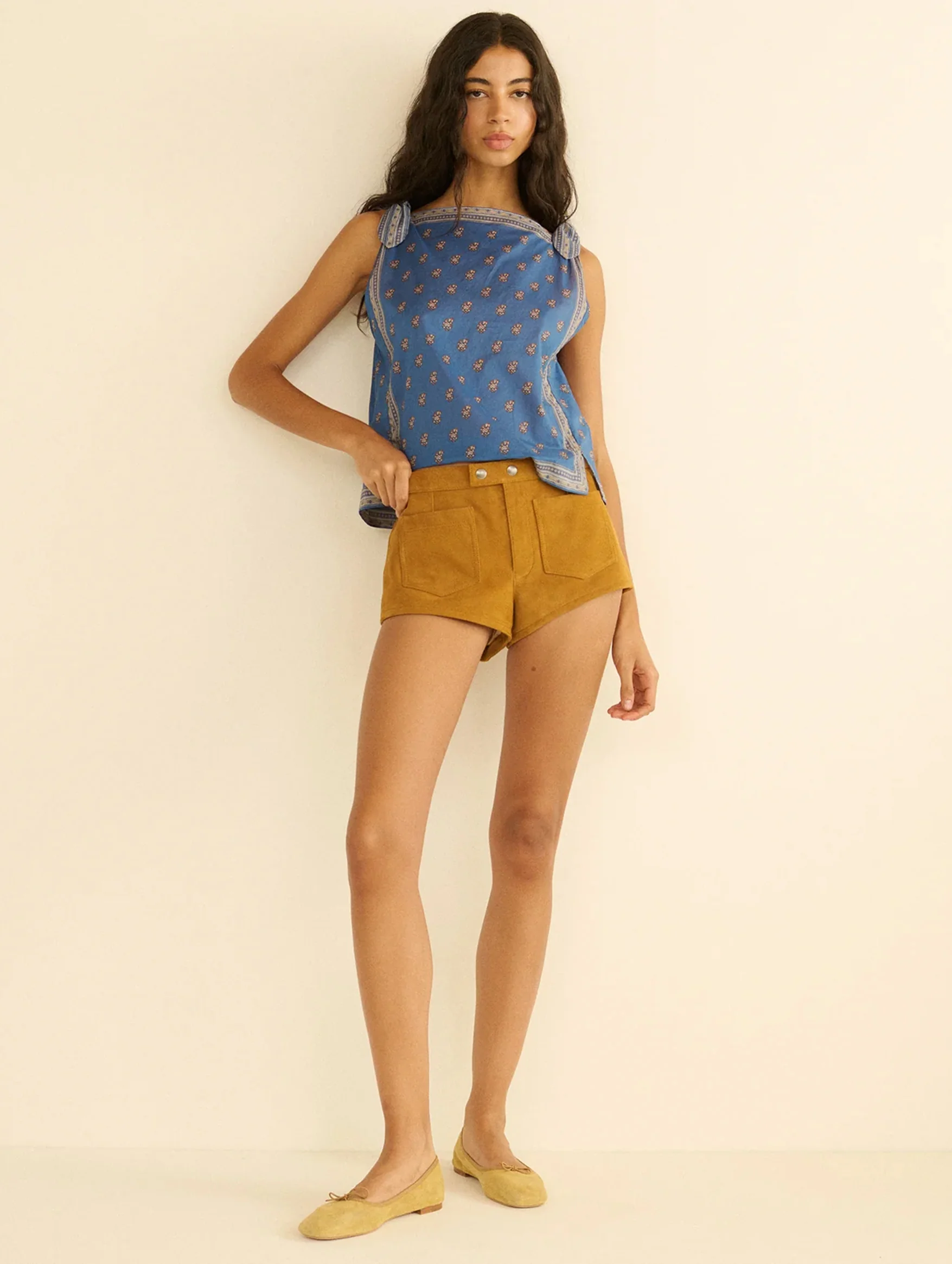 Amalia Top in Eartha Paisley - Image 6