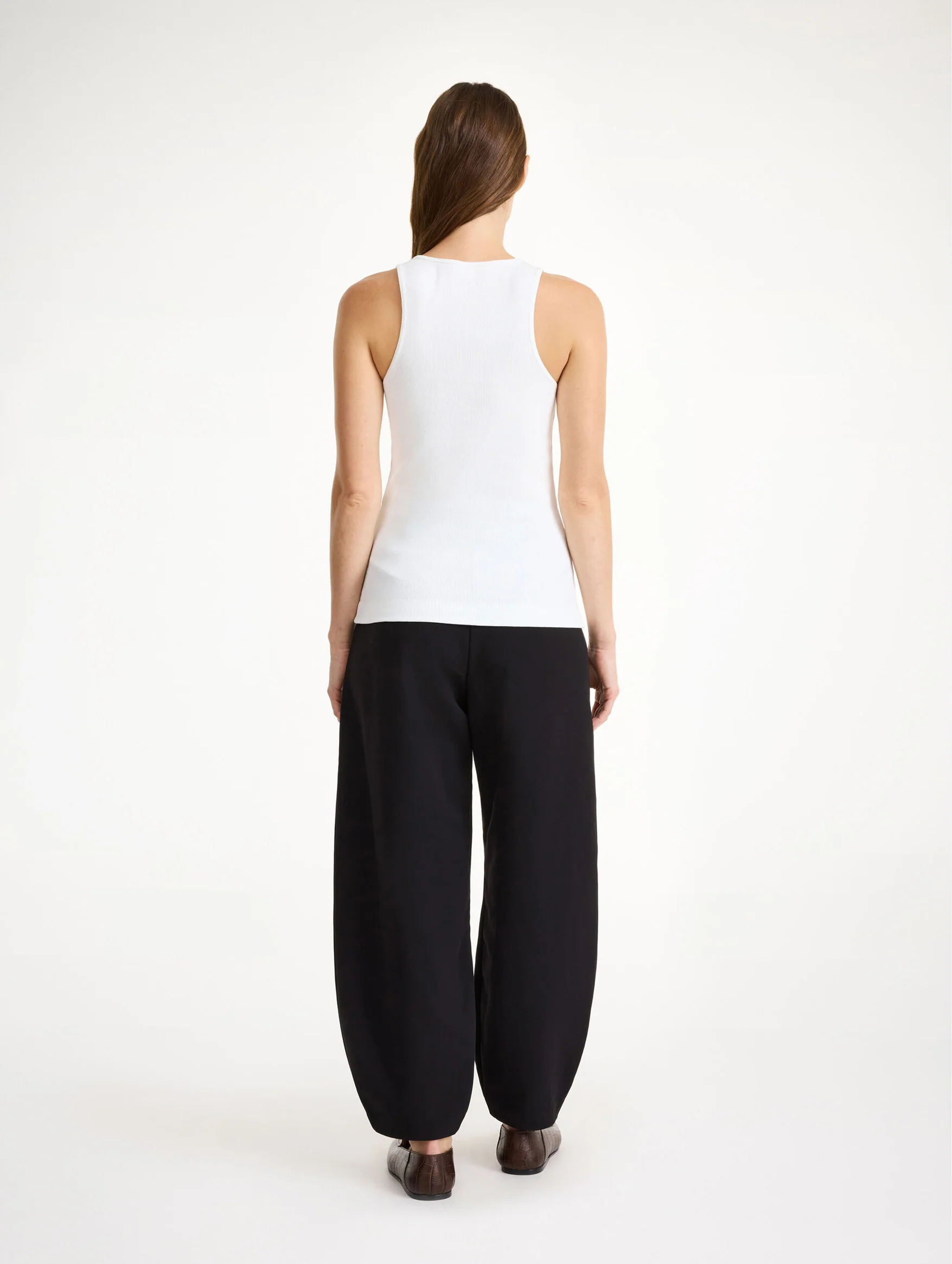 Amani Organic Cotton Tank Top in White - Image 3
