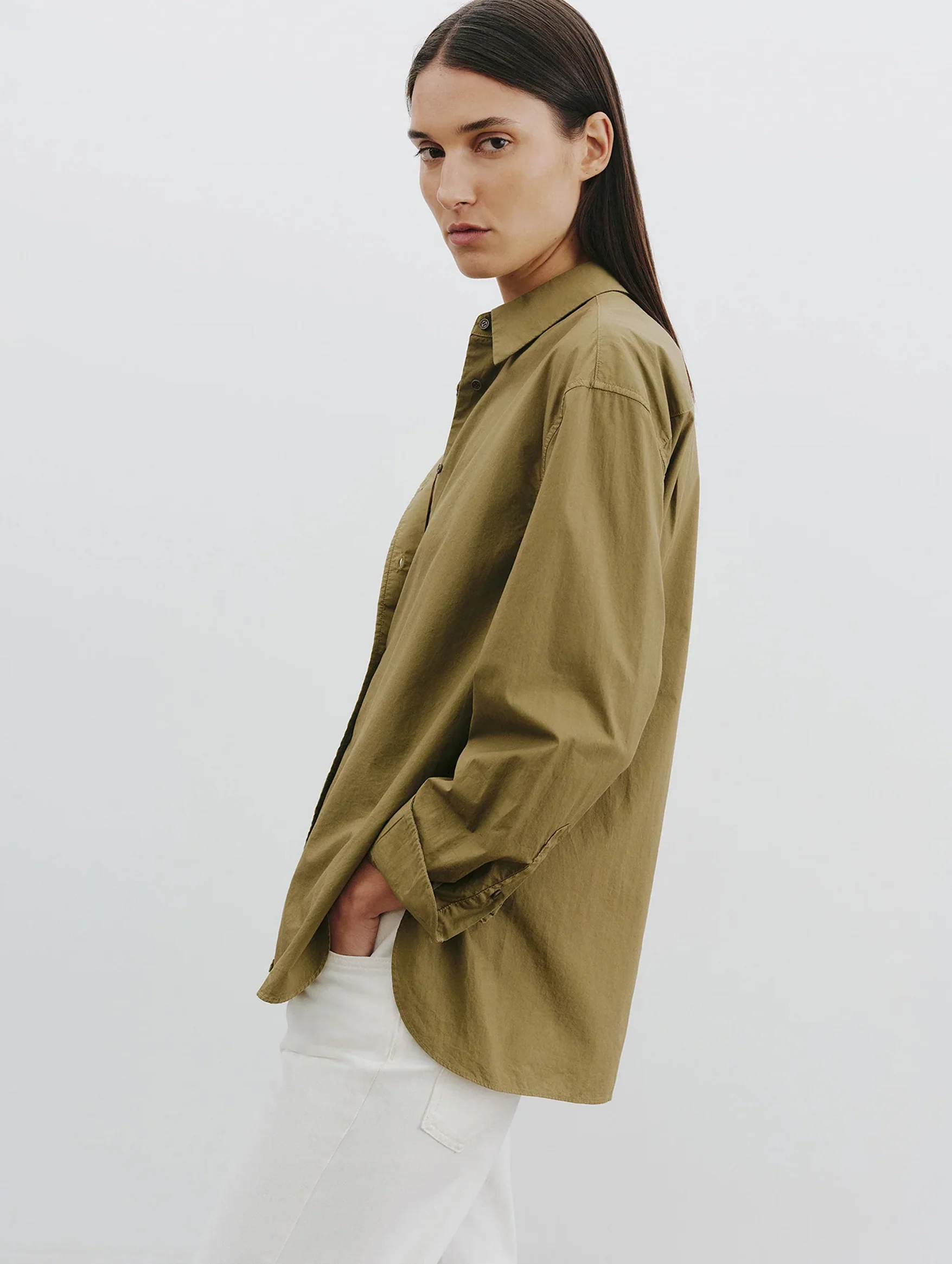 Amante Shirt Olive Green - Image 3