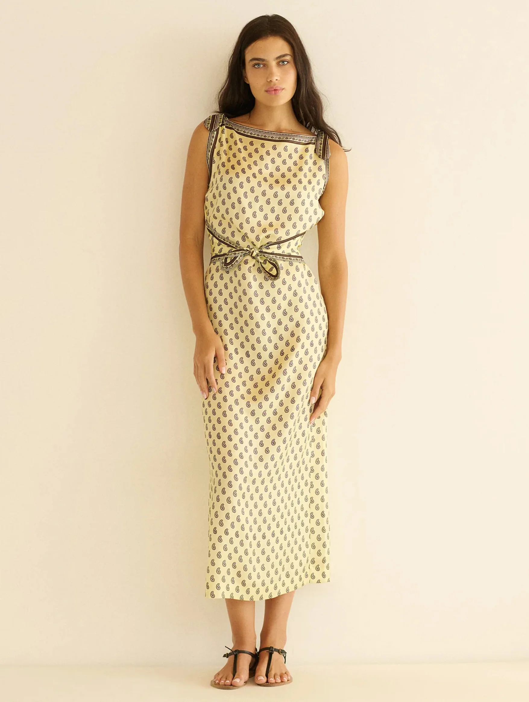 Amorette Dress in Sunlight Taormina Paisley - Image 2