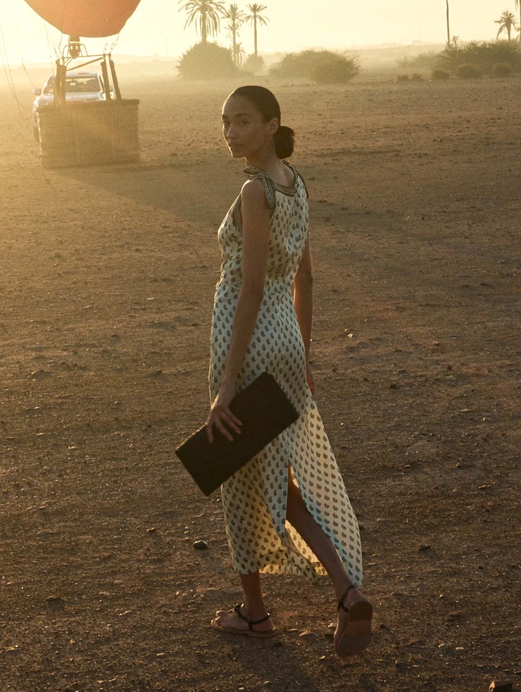 Amorette Dress in Sunlight Taormina Paisley - Image 5