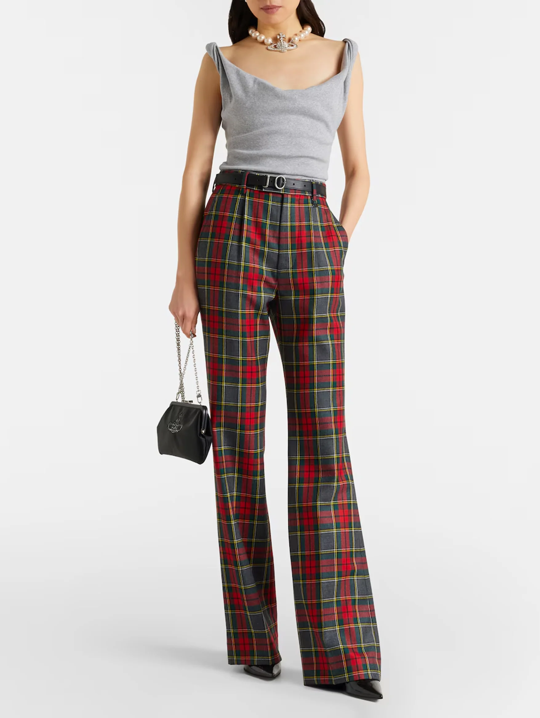 Anna Top in Grey Melange - Image 2