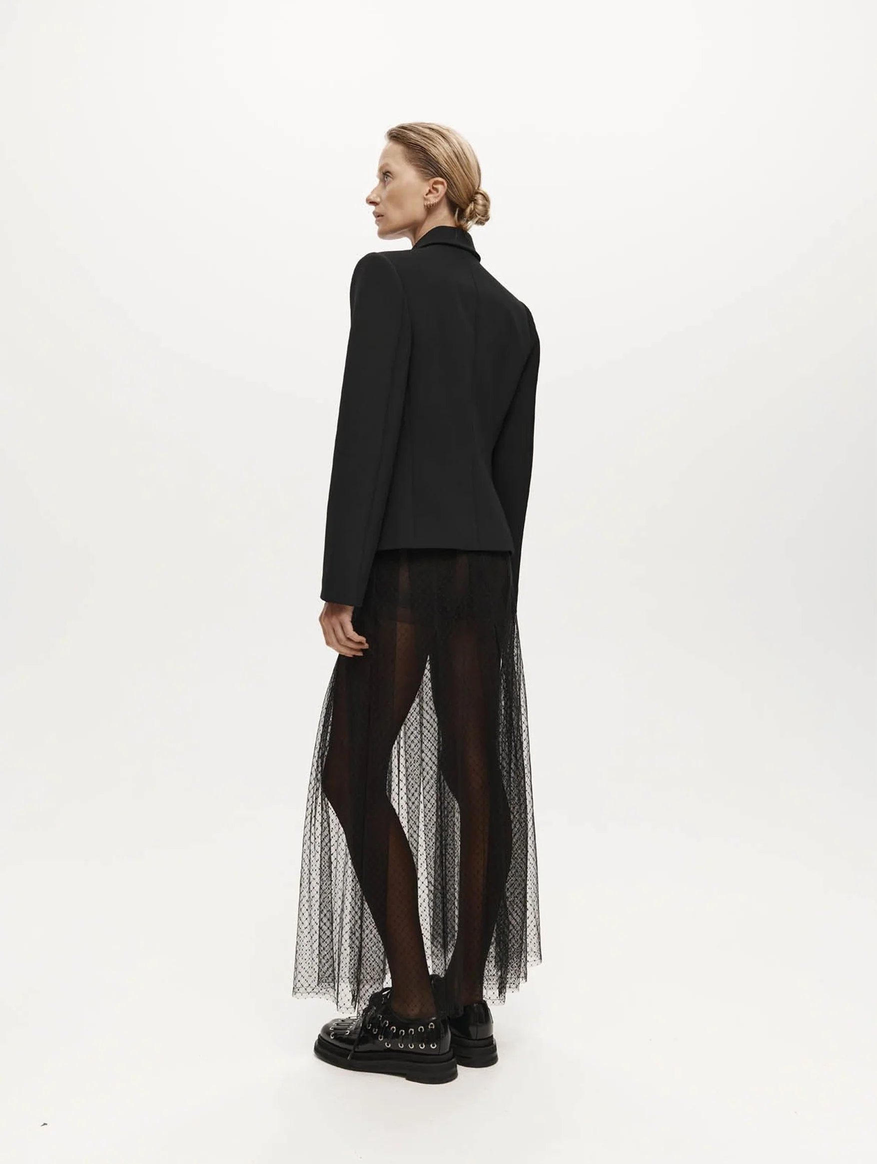 Bardot Blazer in Black - Image 4