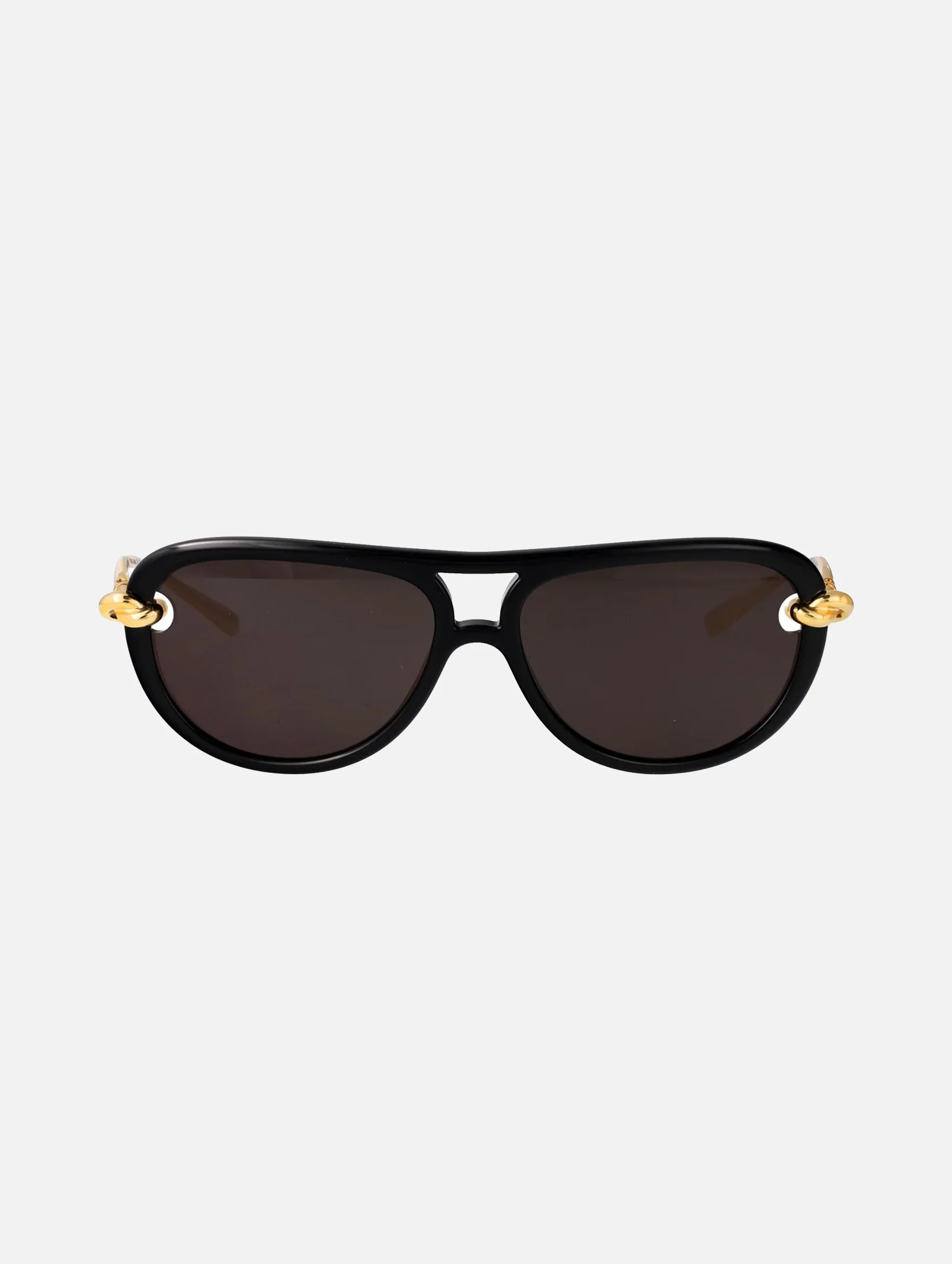 BV1418S005 Aviator Sunglasses in Black - Image 2