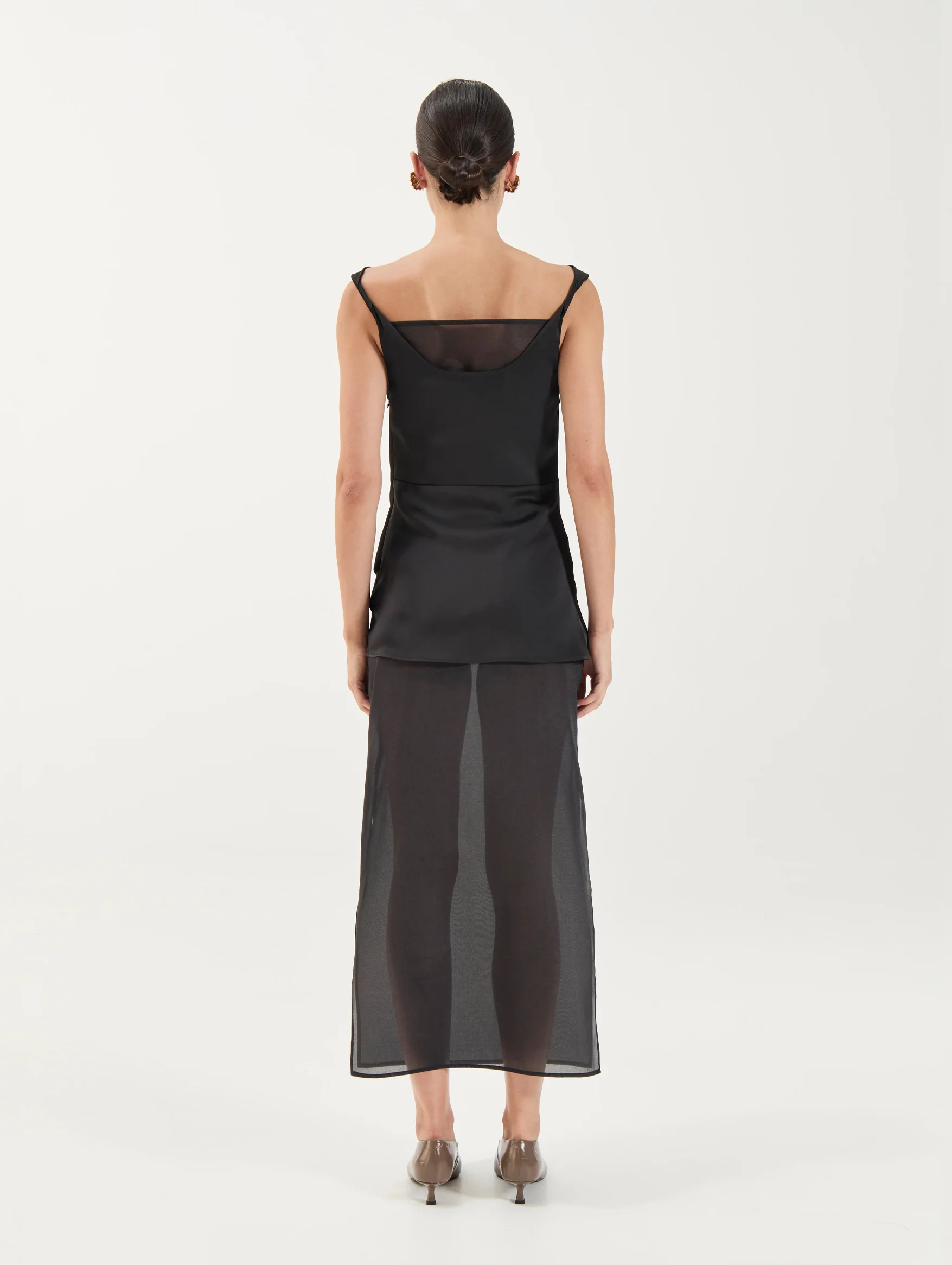 Carla Top in Noir - Image 4