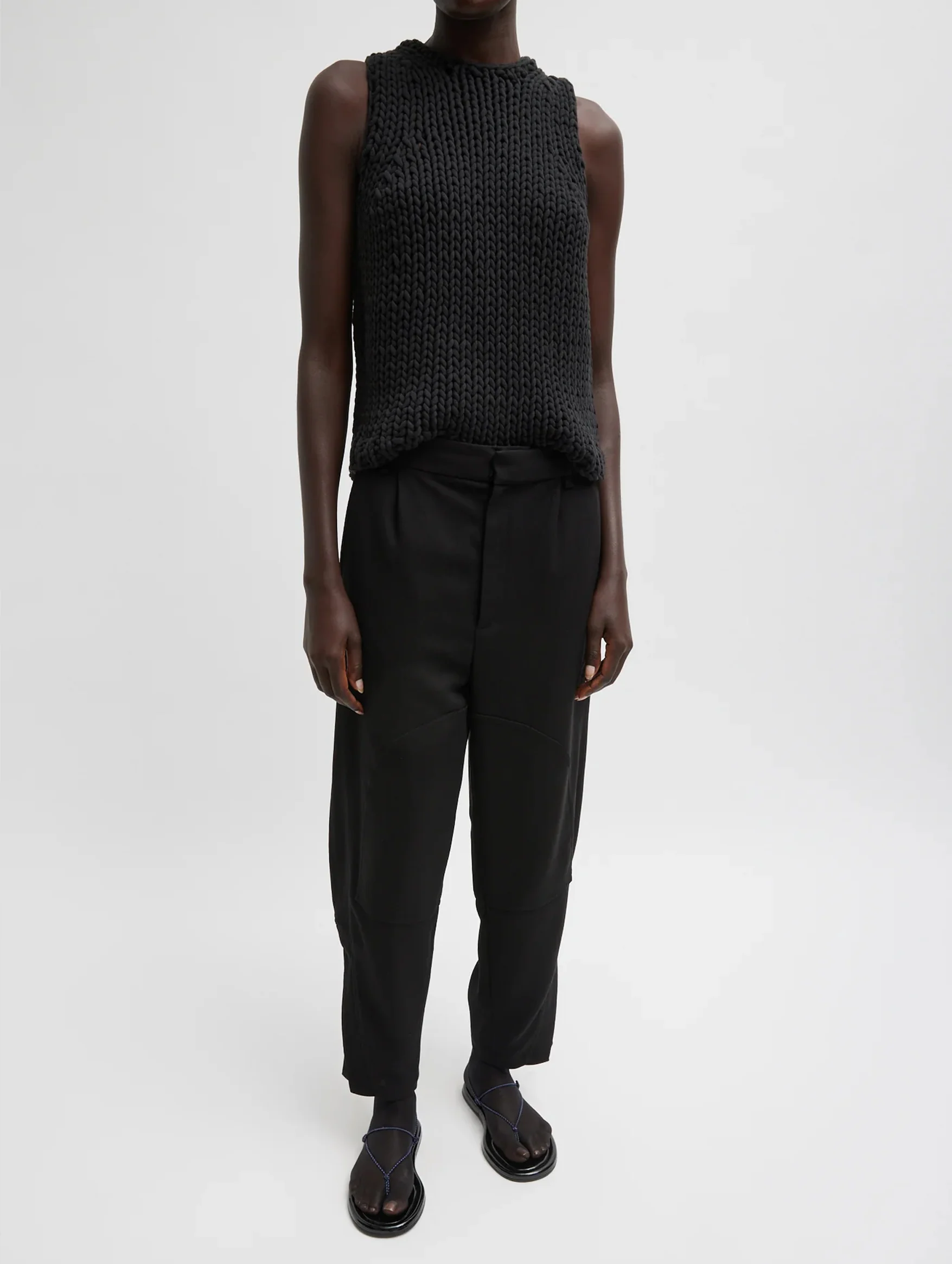 Cavalier Twill Regular Colt Trouser in Black - Image 3