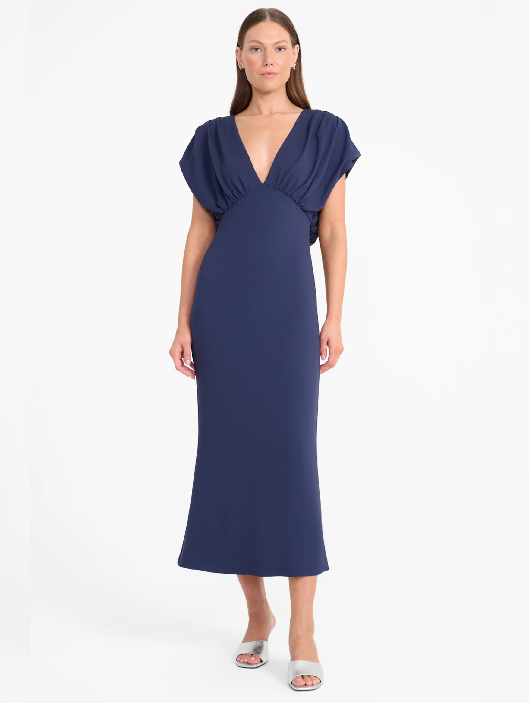 Char Dress in Navy - Image 2