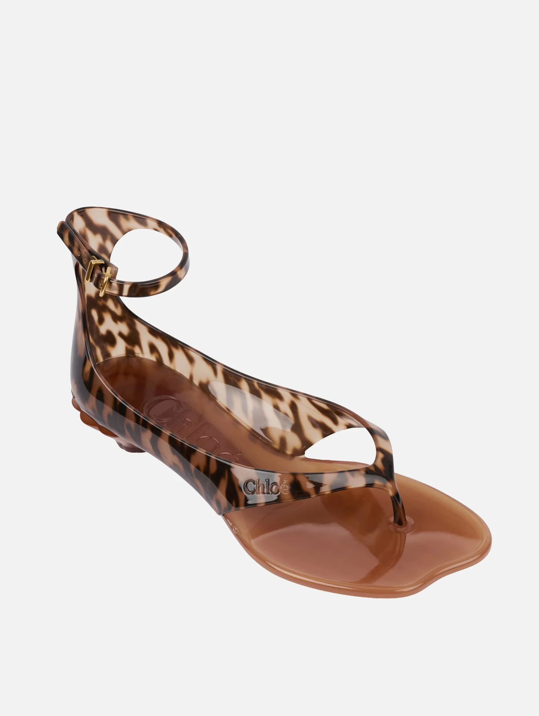 Chloé Jelly Sandal in Black Brown - Image 5