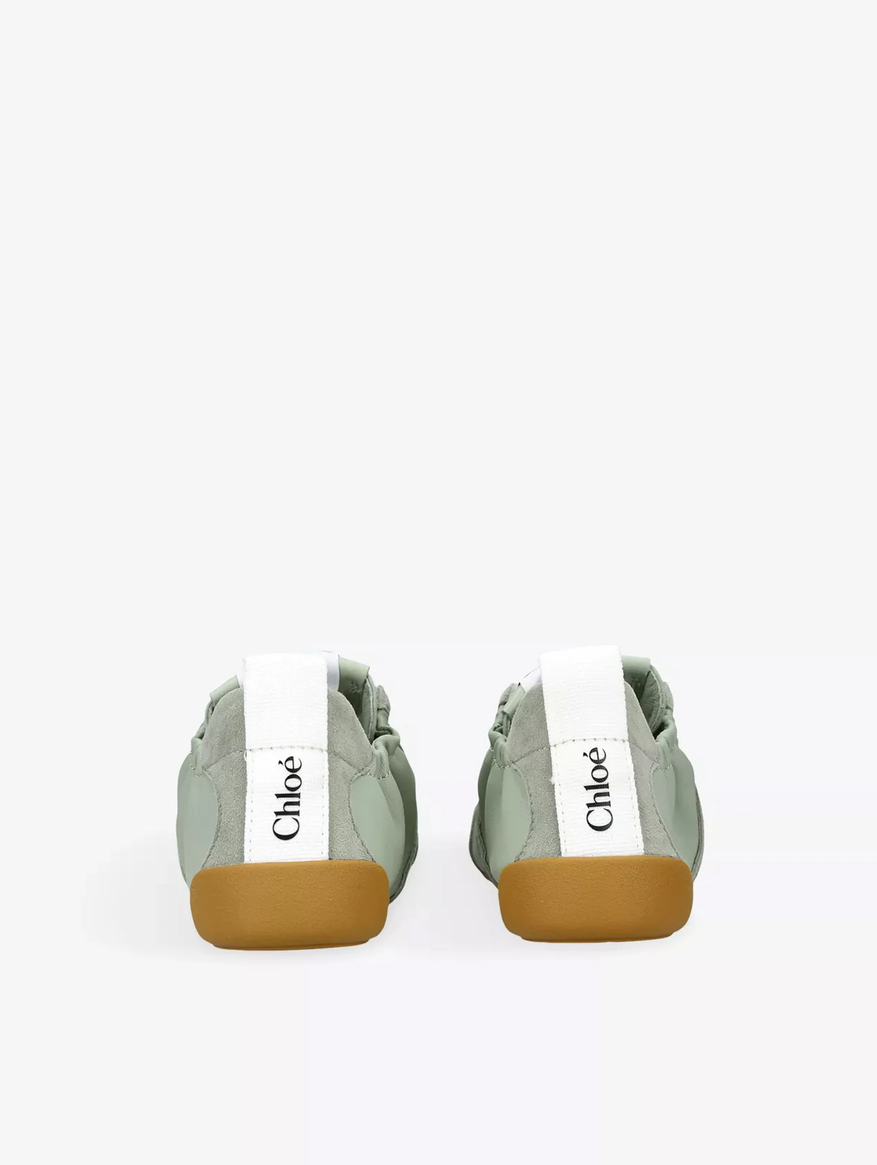 Chloé Kick Sneaker in Sage Green - Image 4