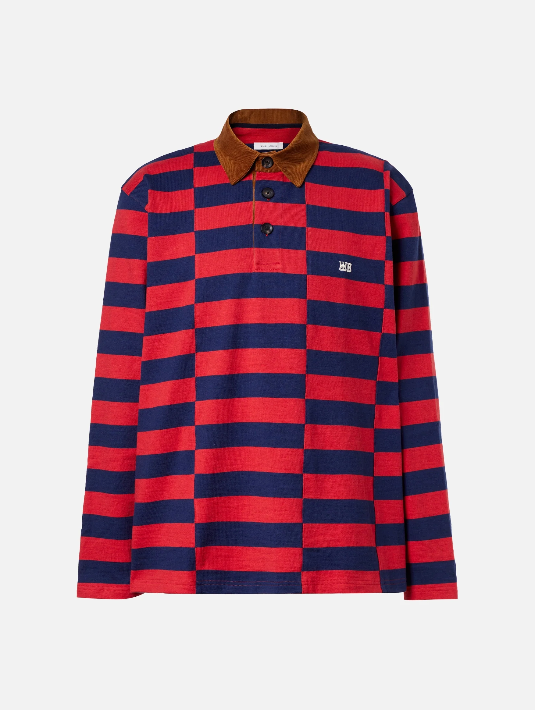 City Polo in Red and Navy