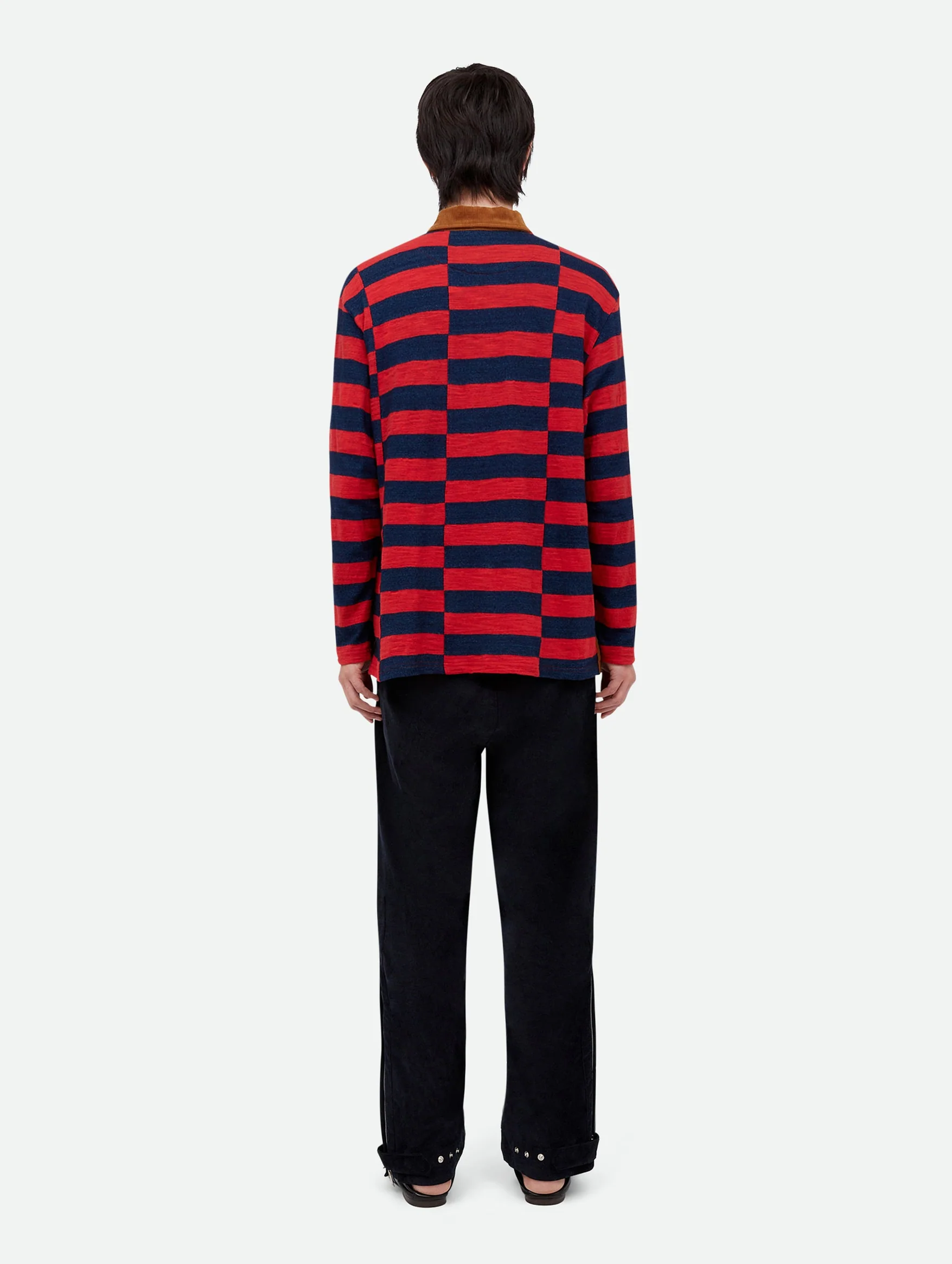 City Polo in Red and Navy - Image 3