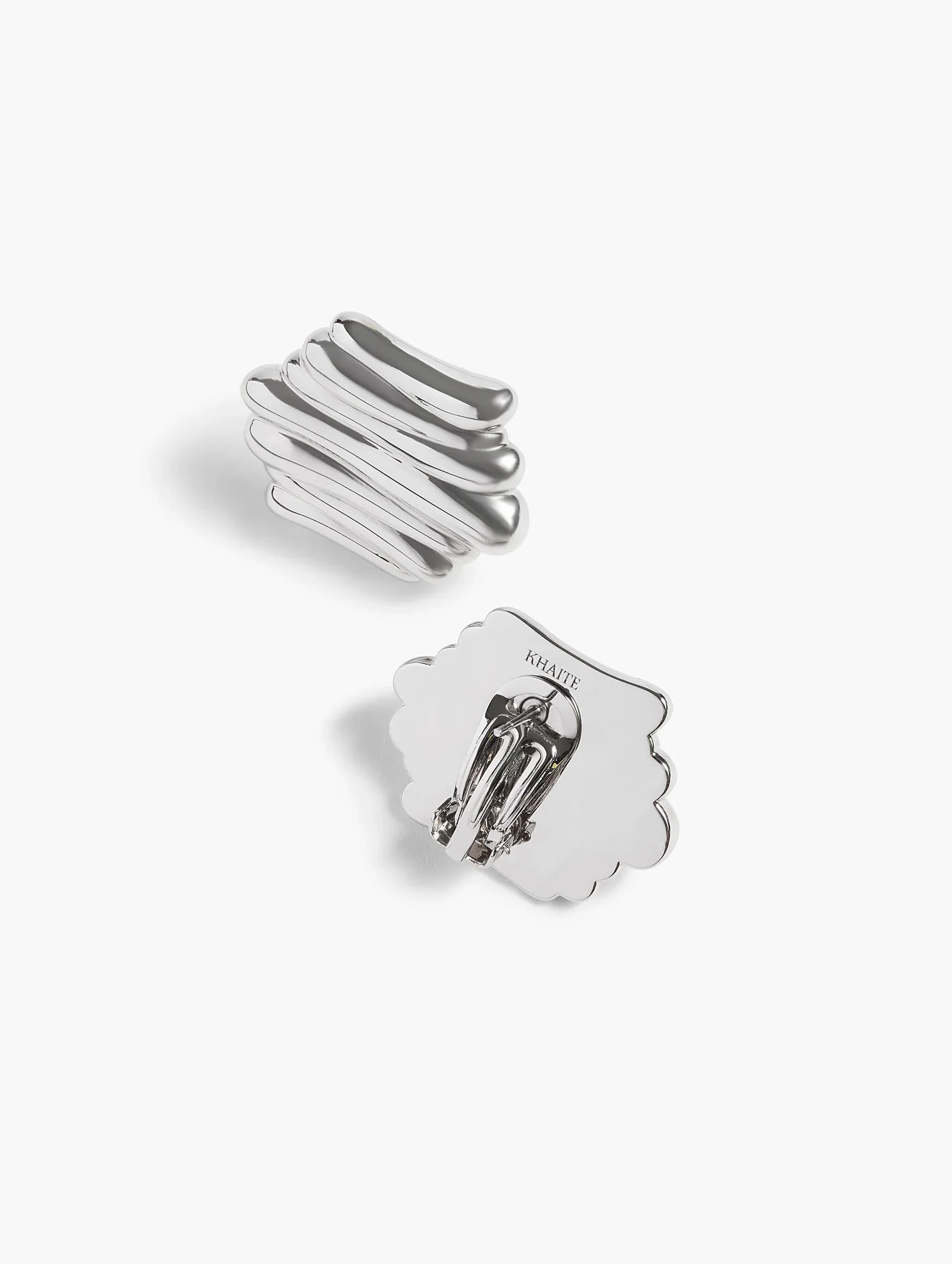 Crema Earrings in Silver - Image 2
