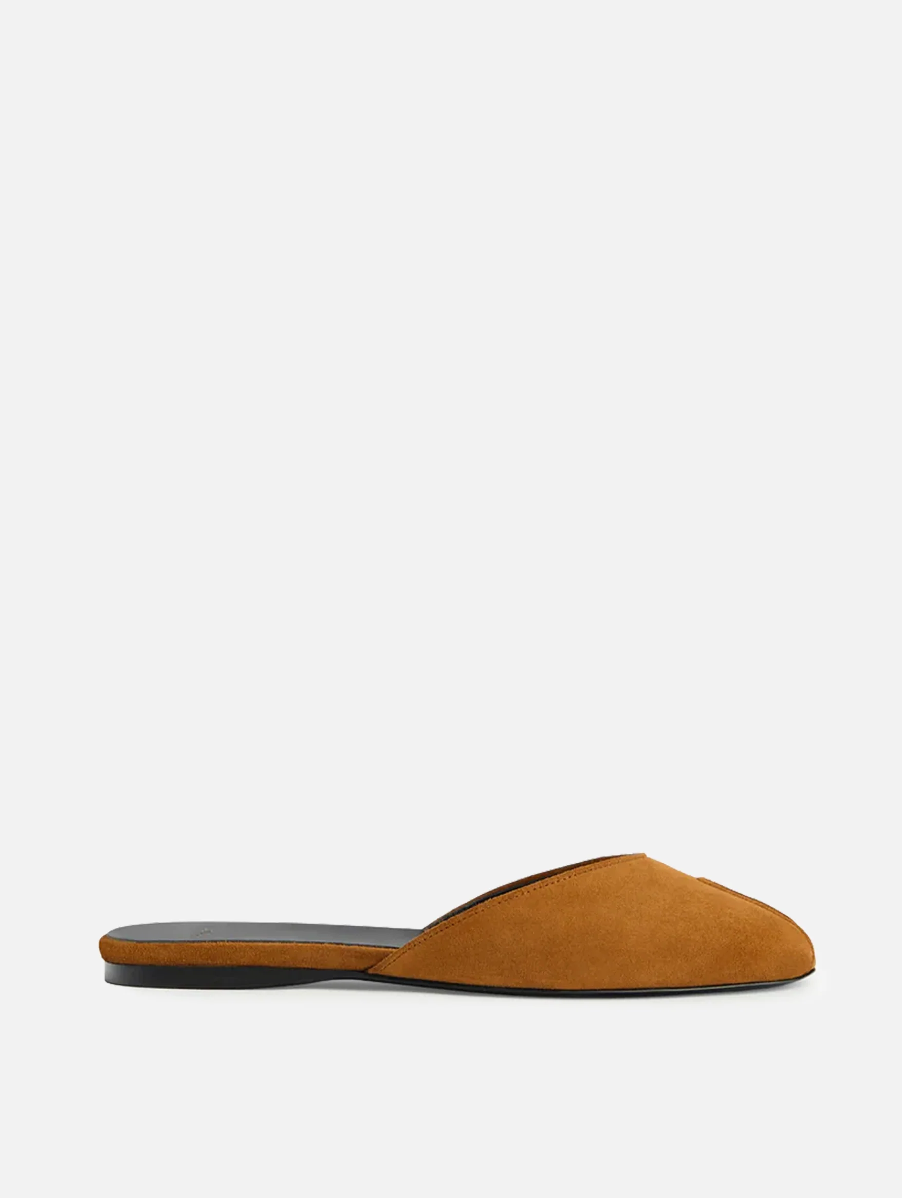 Date Flat in Tan Nubuck Leather - Image 3