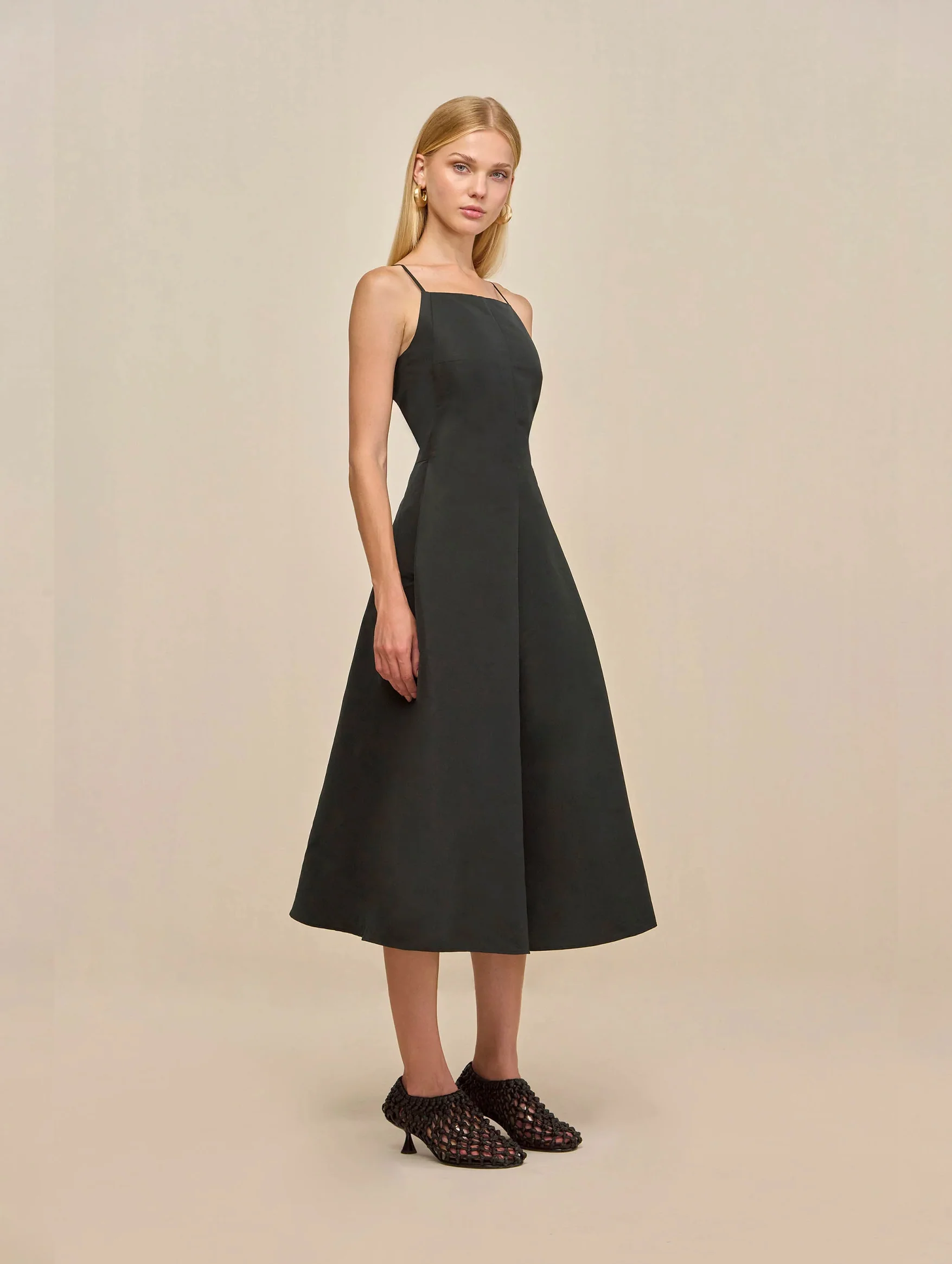 Deena Dress in Black - Image 4