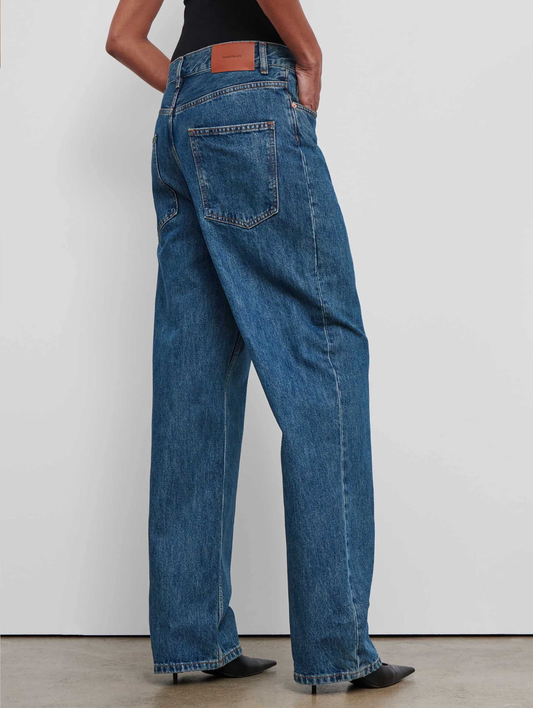 Denim Low Rise Jean in Indigo - Image 7