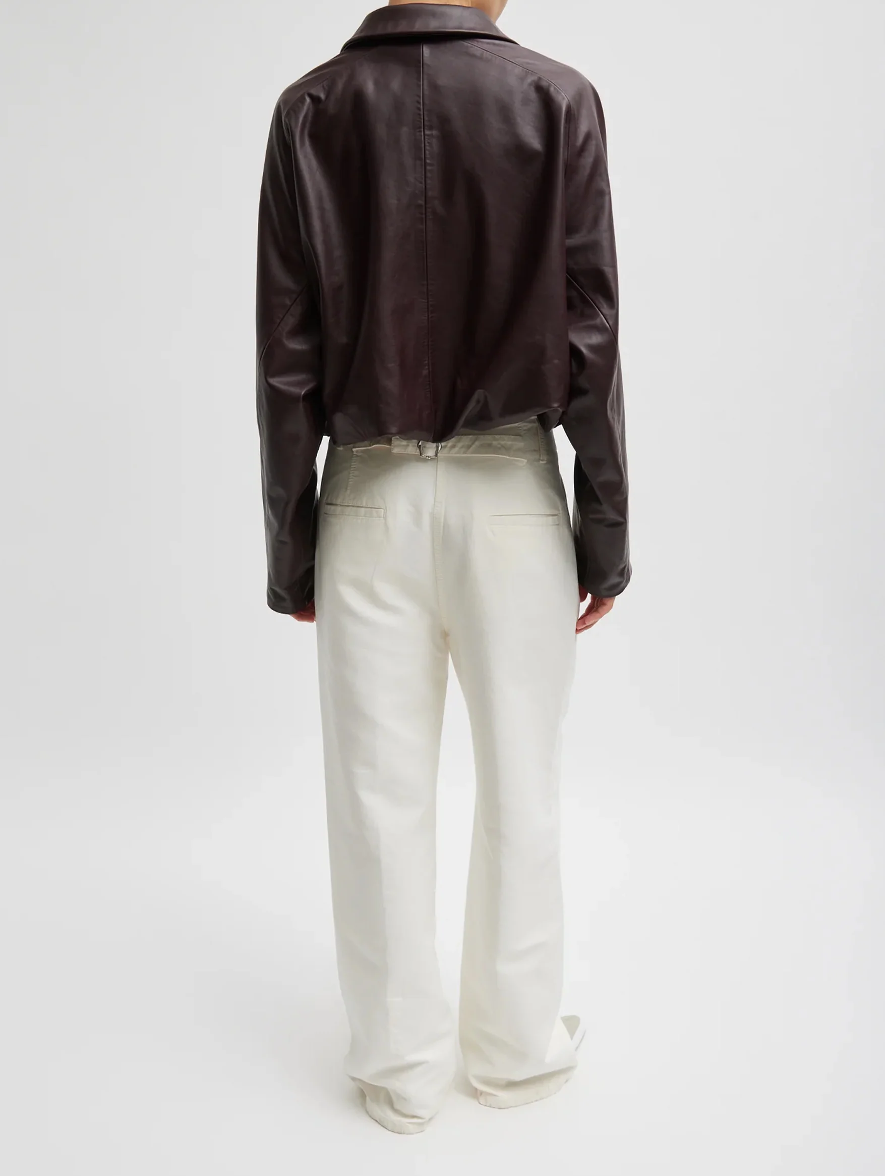 Dobby Cotton Regular Barry Jean in Off White - Image 3