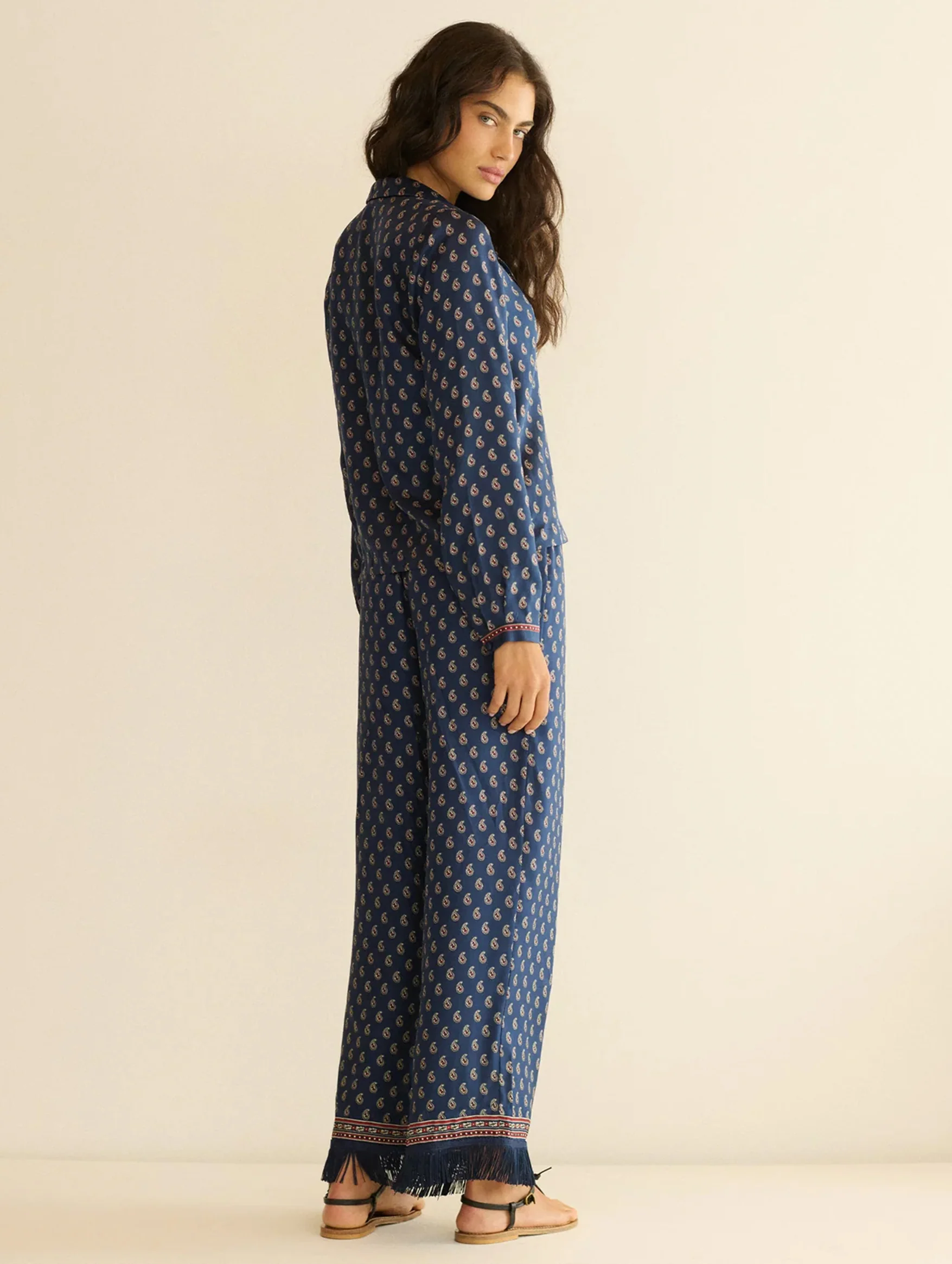 Elene Top in Bleu Taorina Paisley - Image 3