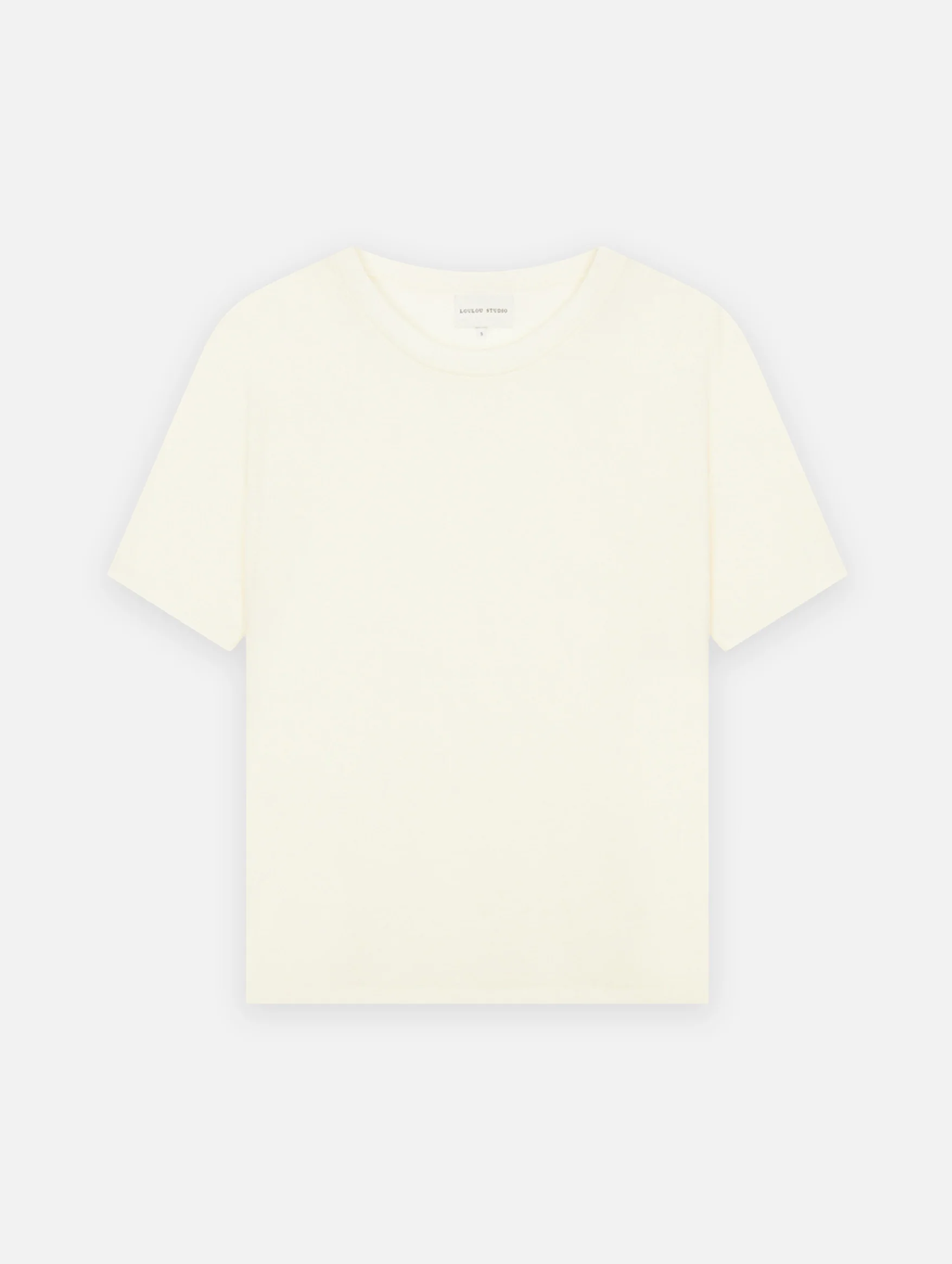 Ezra Short Sleeve Tee in Ivory