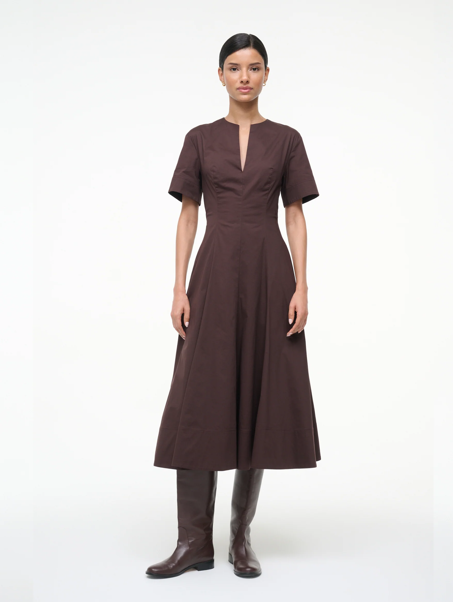 Frances Dress in Earth - Image 2