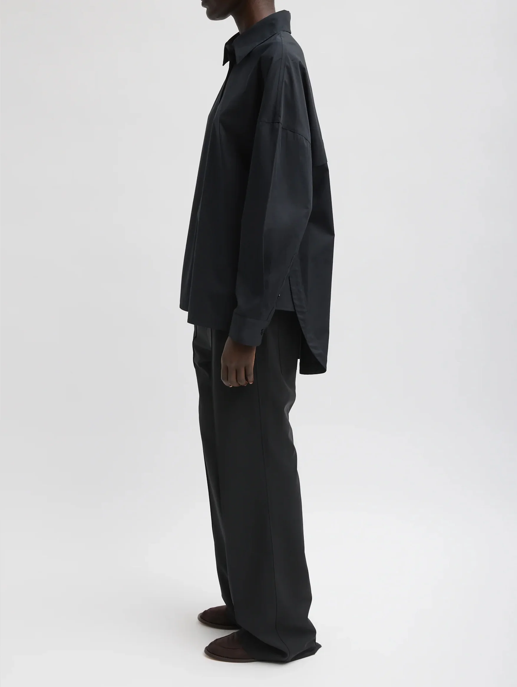 Gabe Oversized Shirt in Black - Image 3