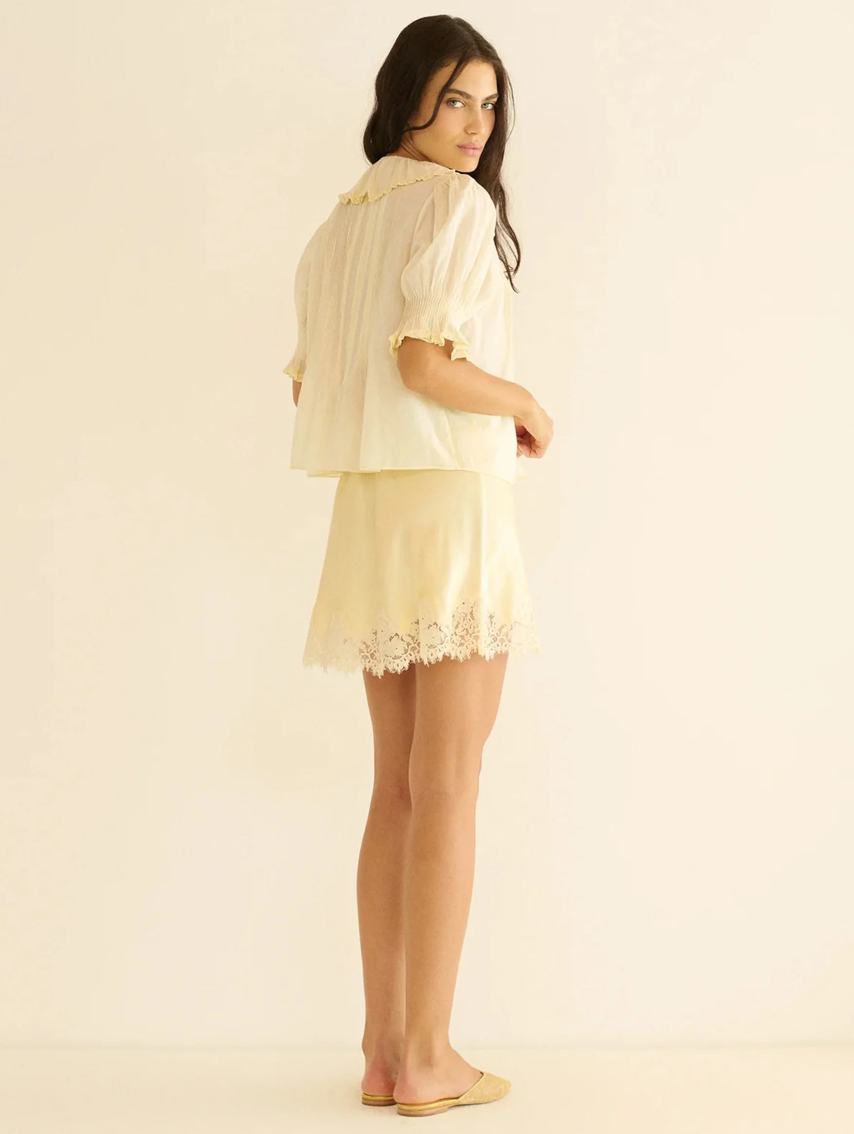 Henri Top in Creme Citron - Image 4