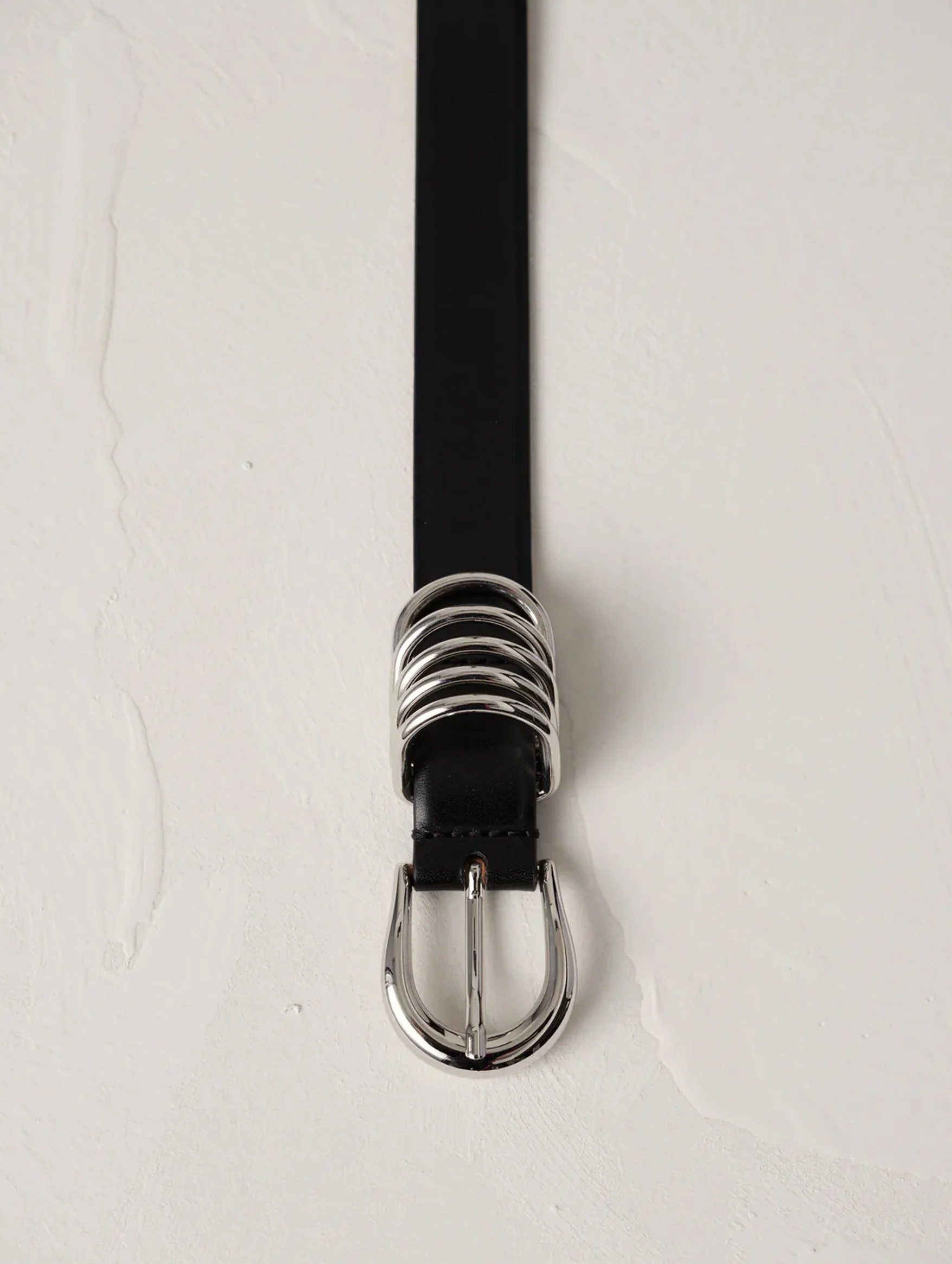 Hollyhock Belt in Black & Silver - Image 4