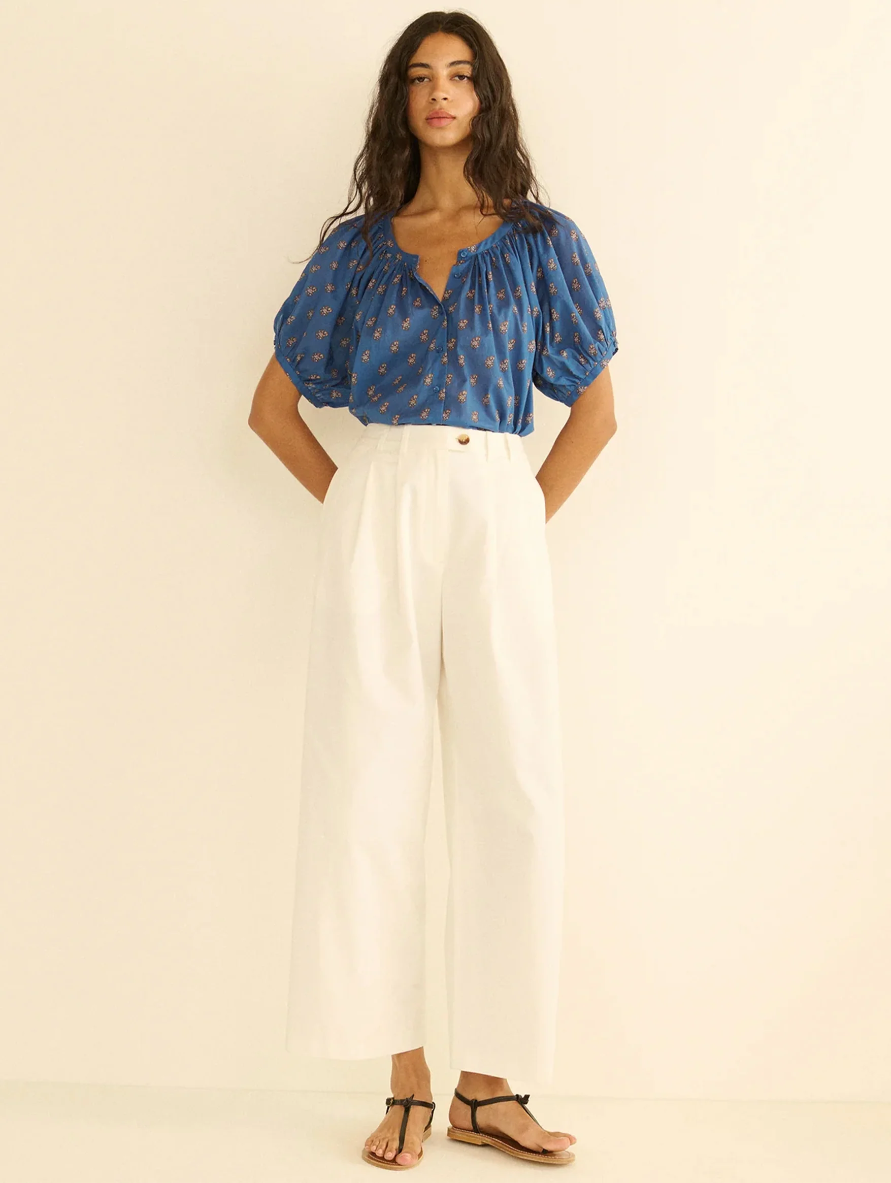 June Top in Eartha Paisley - Image 2