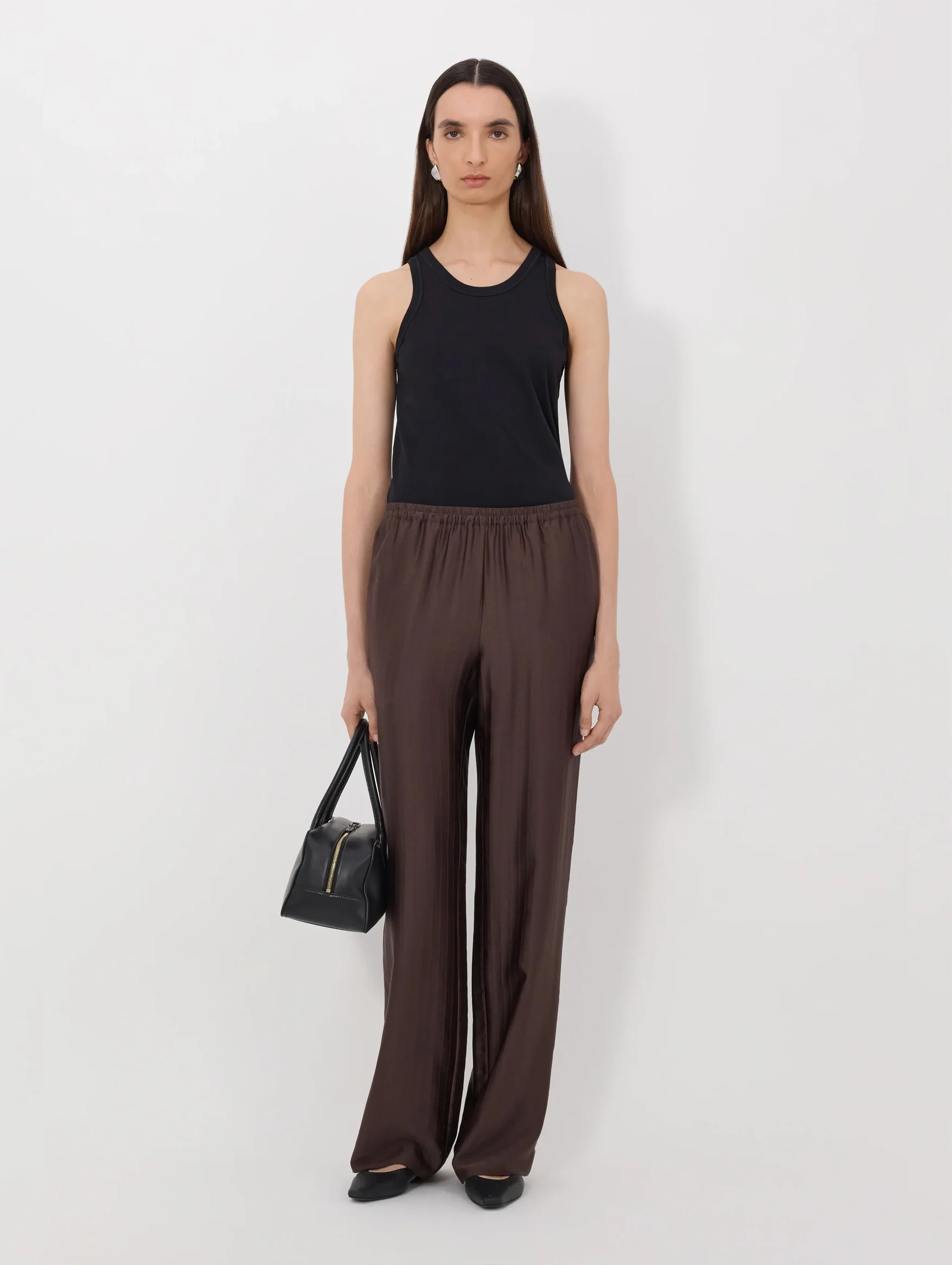 Kadala Trousers in Dark Brown - Image 2