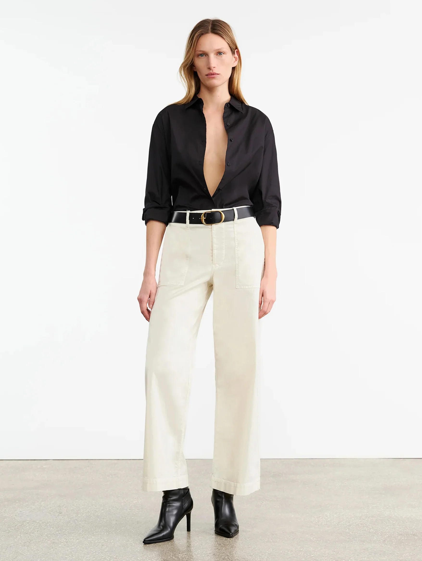 Leon Boy Pant in Stone - Image 2