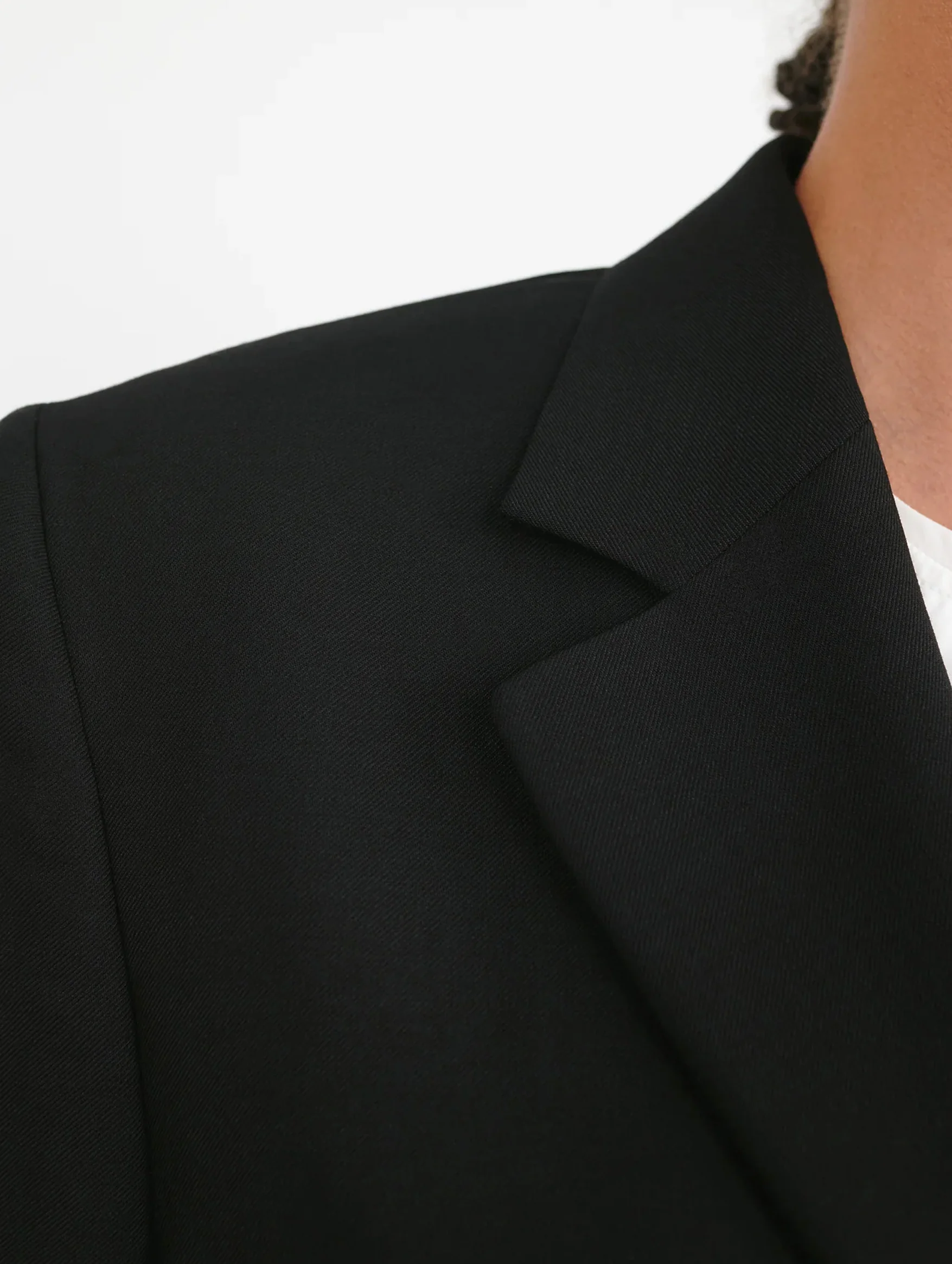 Light Longline Blazer in Black - Image 6