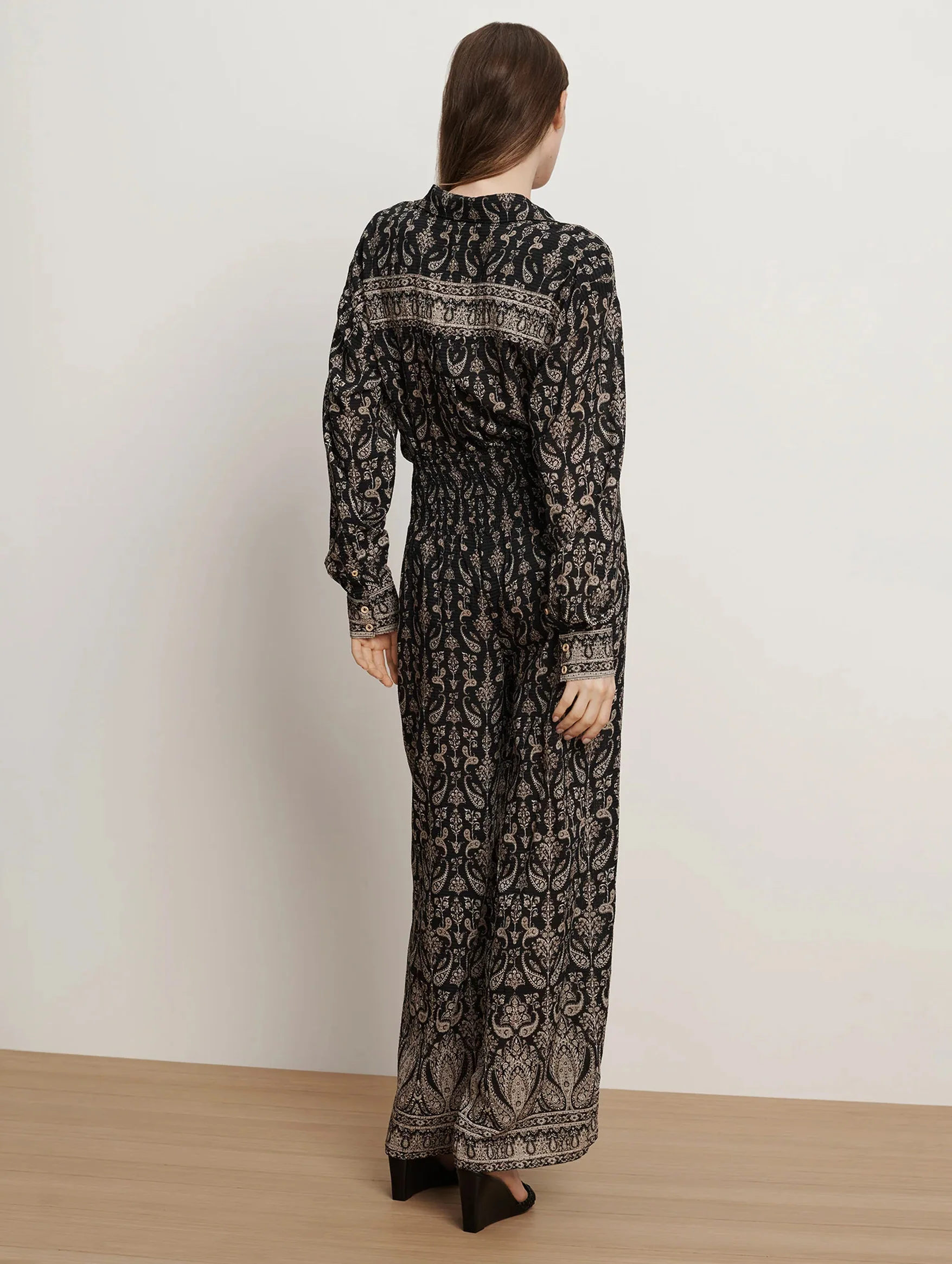 Lloyd Buttondown in Black Multi - Image 5