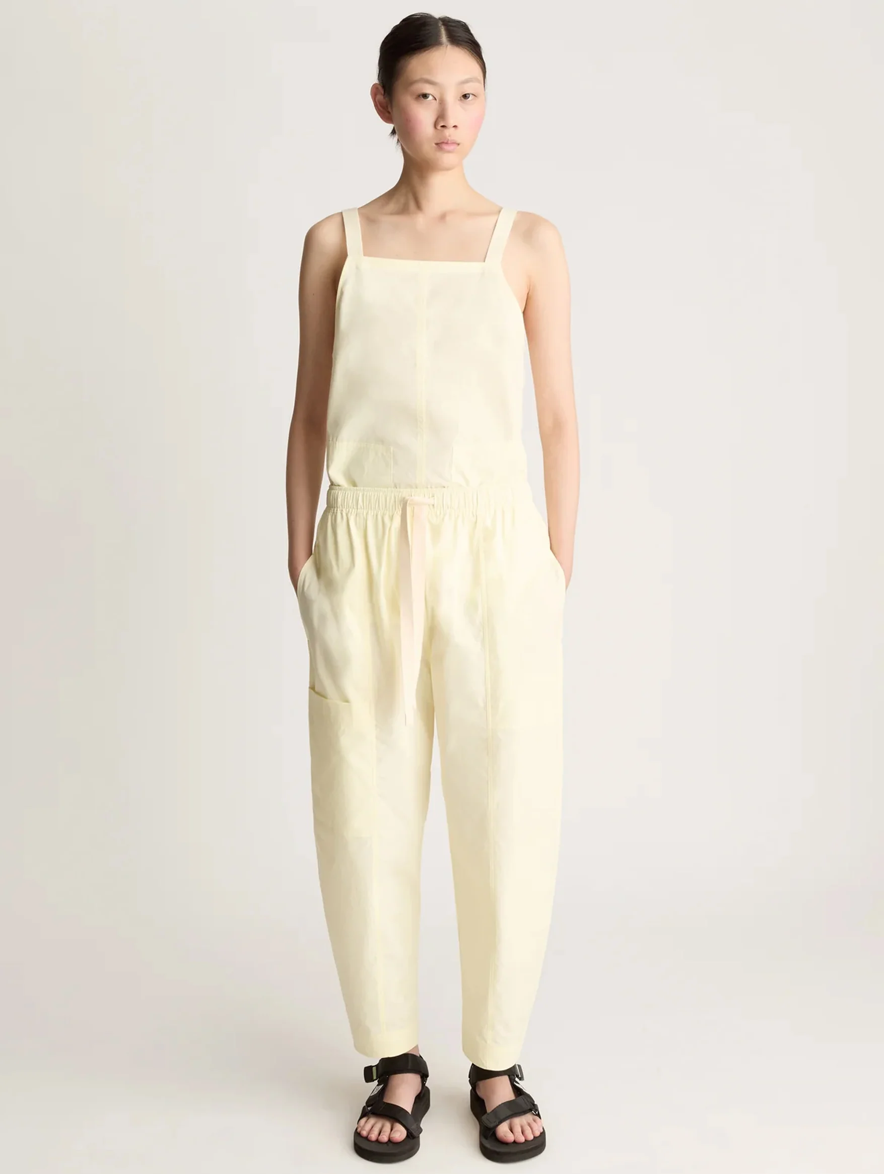 LM Poplin Pant in Butter - Image 2