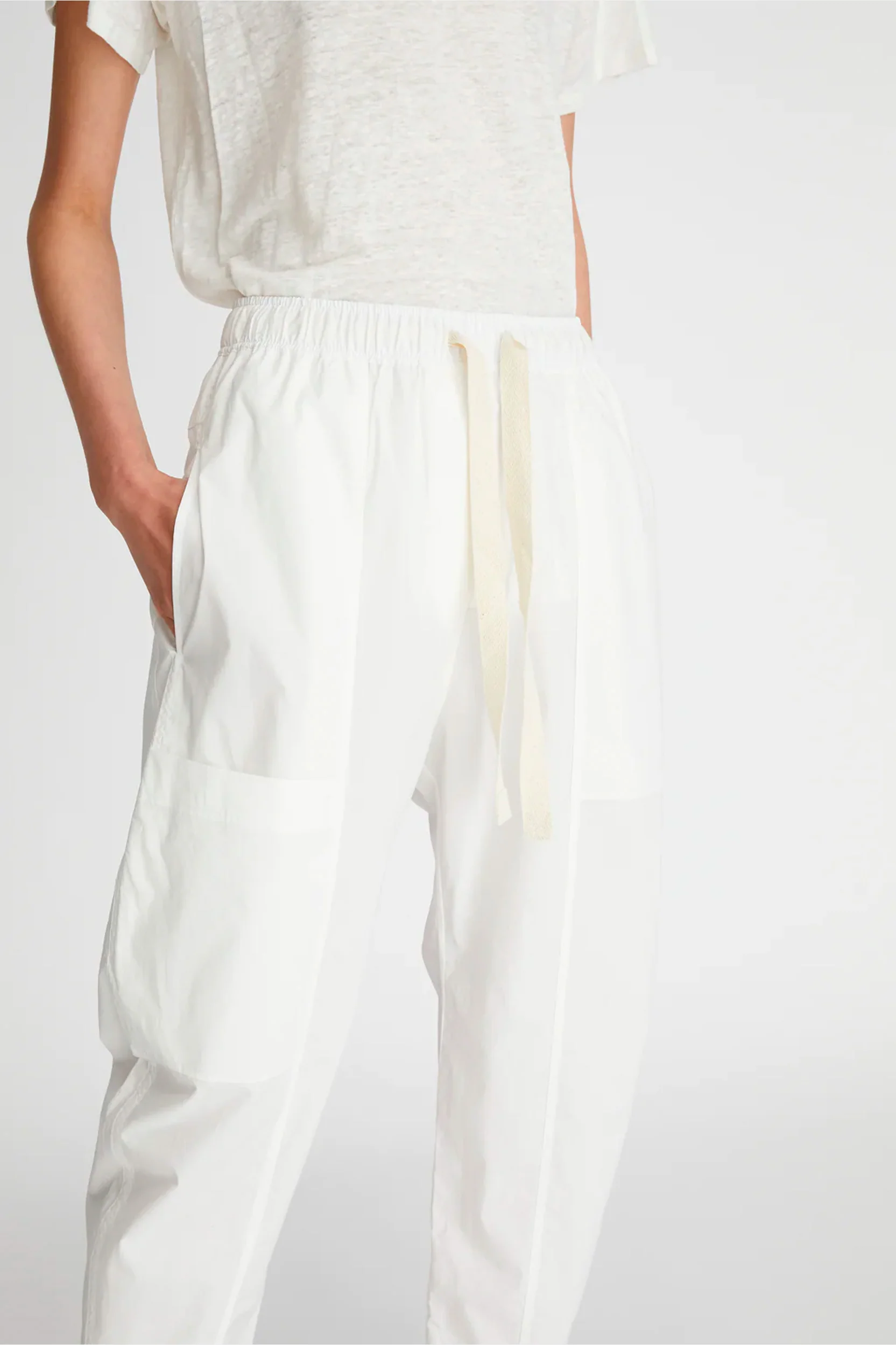 LM Poplin Pant in Natural - Image 6