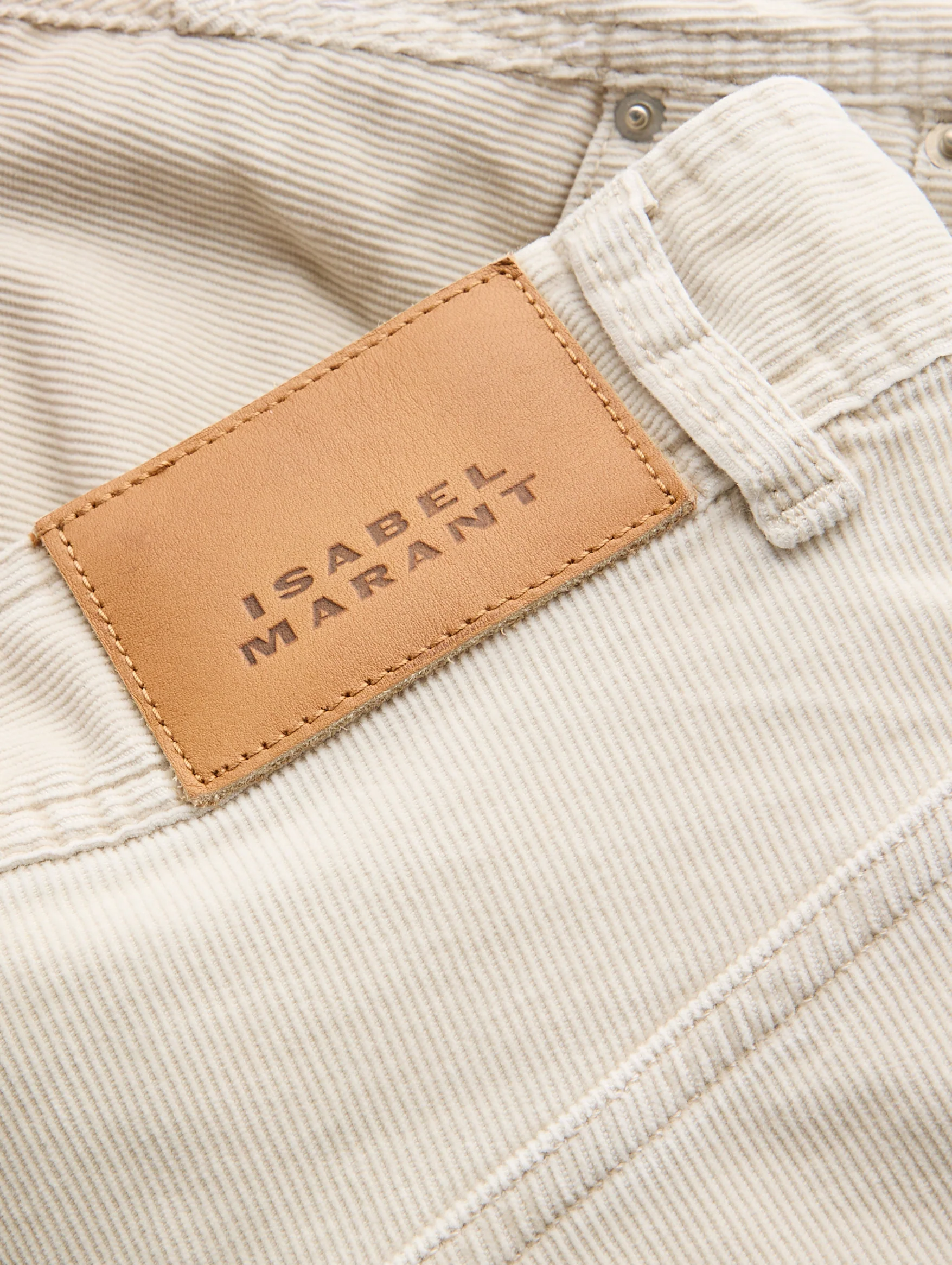 Lois Trousers in Ecru - Image 5