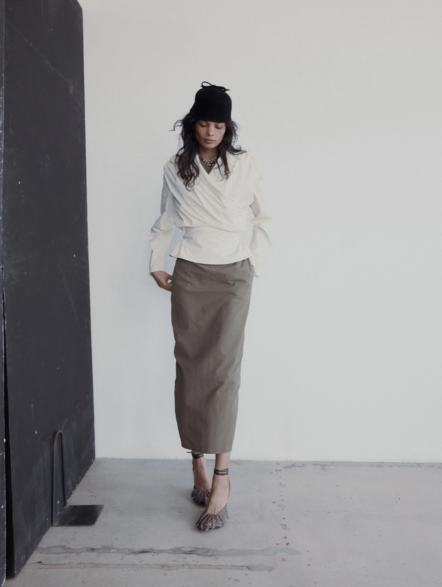Long Sleeve Chaimberlain Top in Vanilla - Image 6