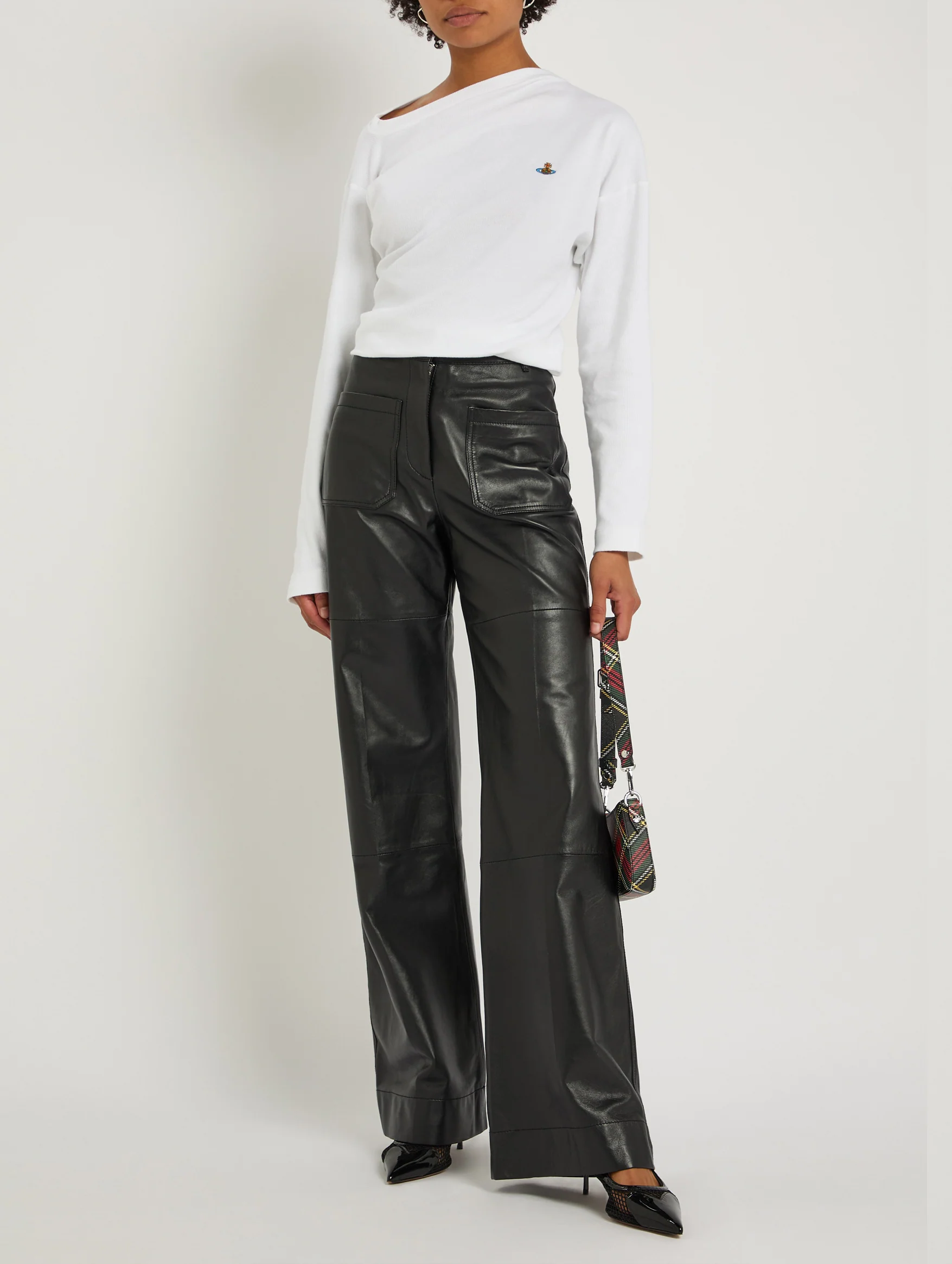 Long Sleeve Hebo Top in White - Image 3