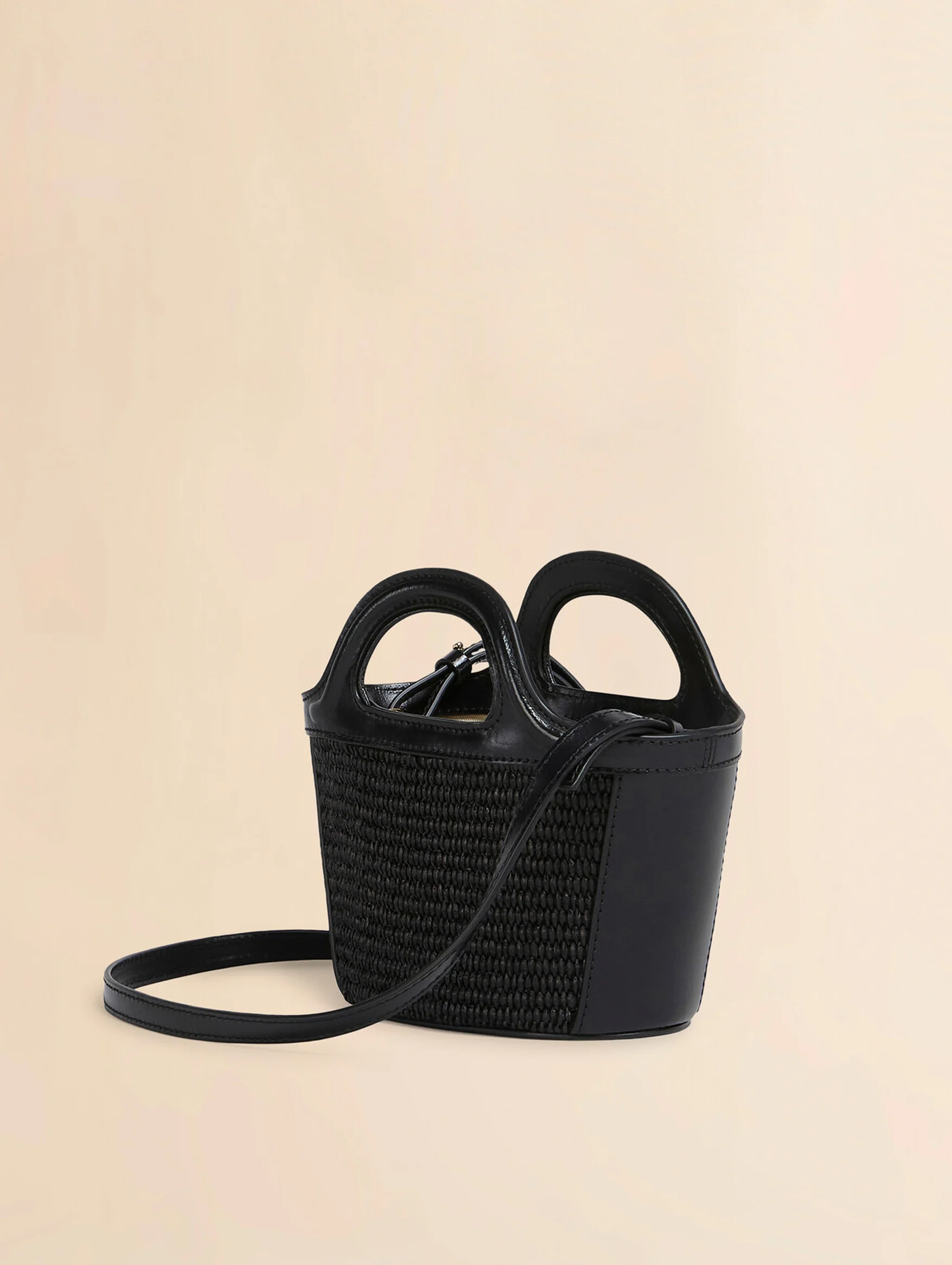 Micro Tropicalia Tote Bag in Black - Image 2