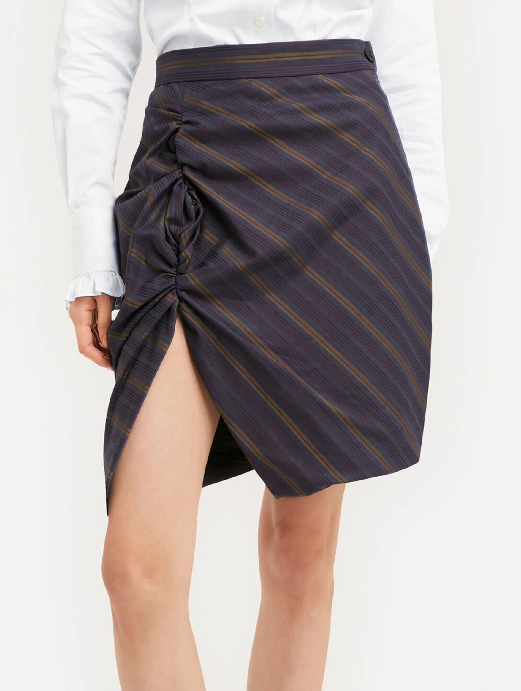 Mini Side Panther Skirt in Dusk - Image 4