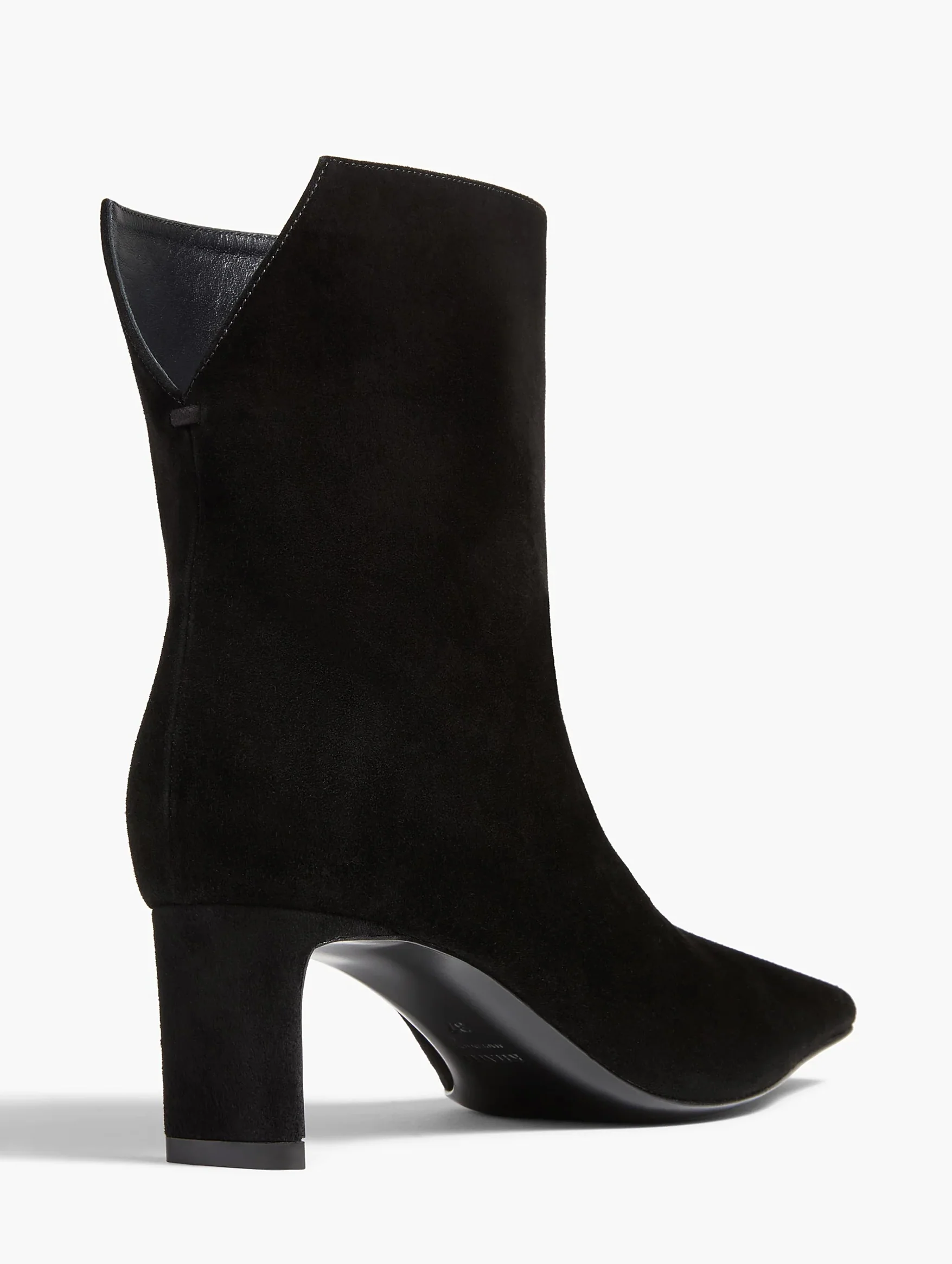 Ona Ankle Boot in Black Suede - Image 3