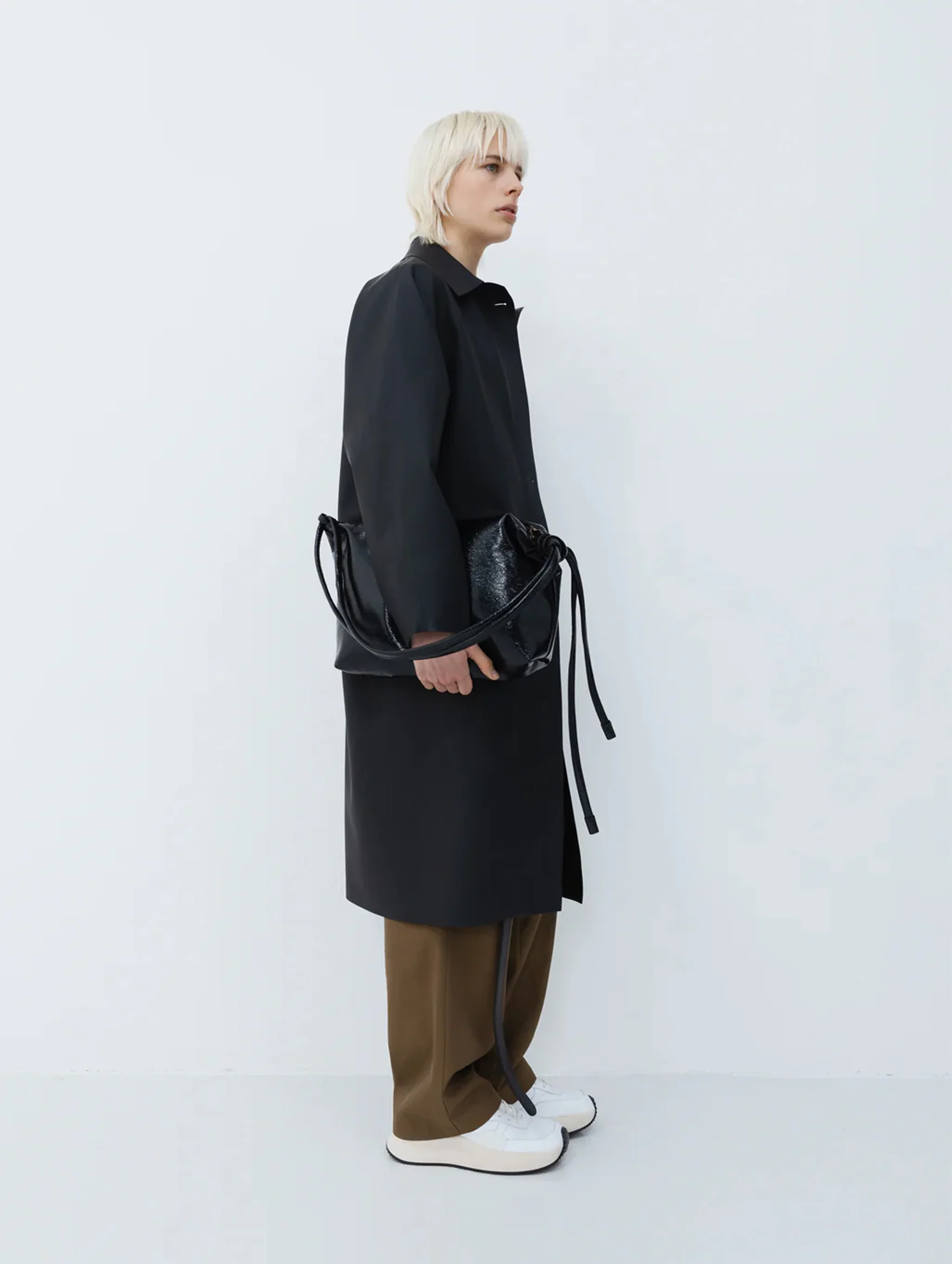 Coat Original Below Rubber Coat in Black - Image 3