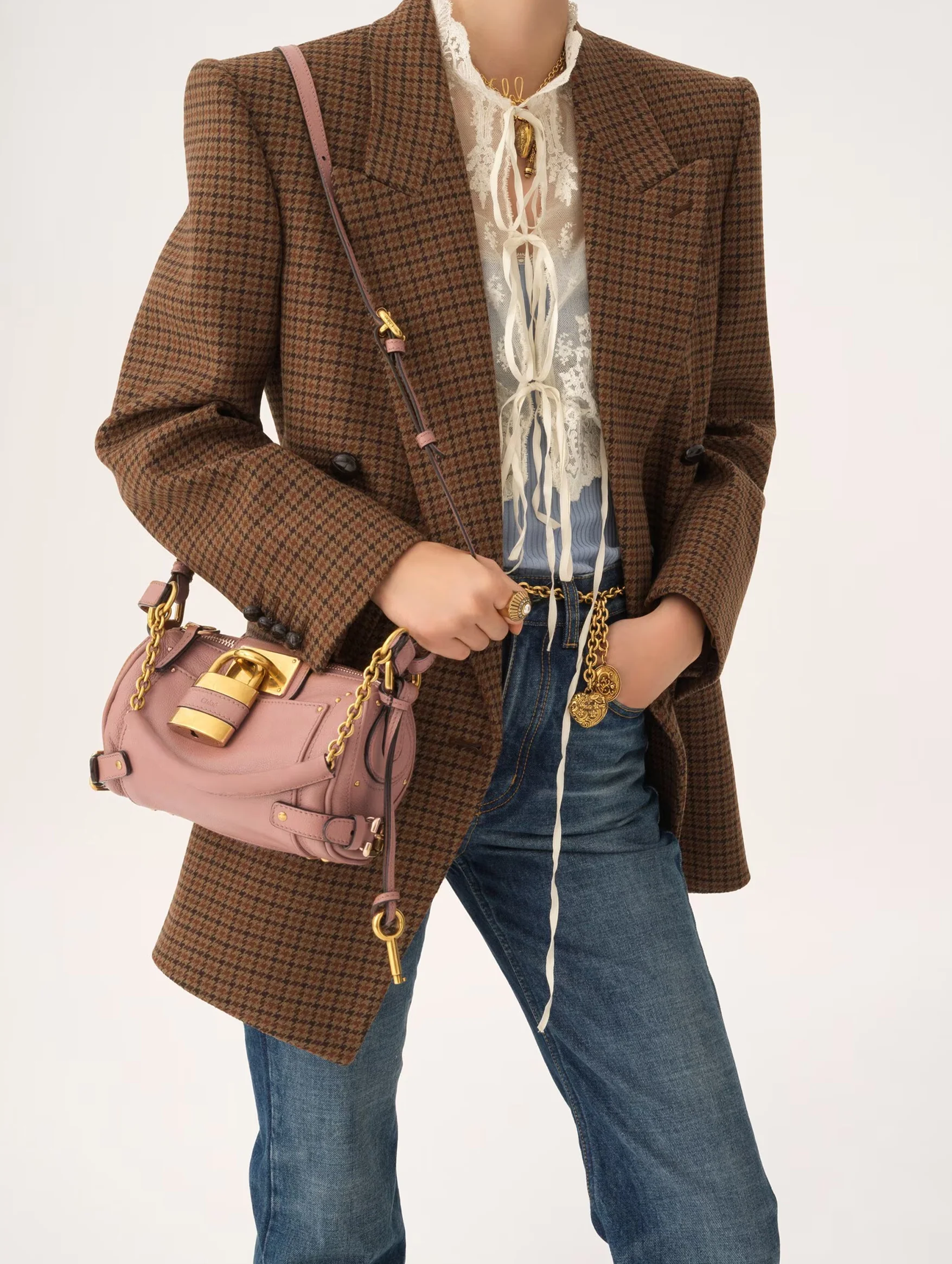 Paddington Small Chain Bag in Nougat - Image 2