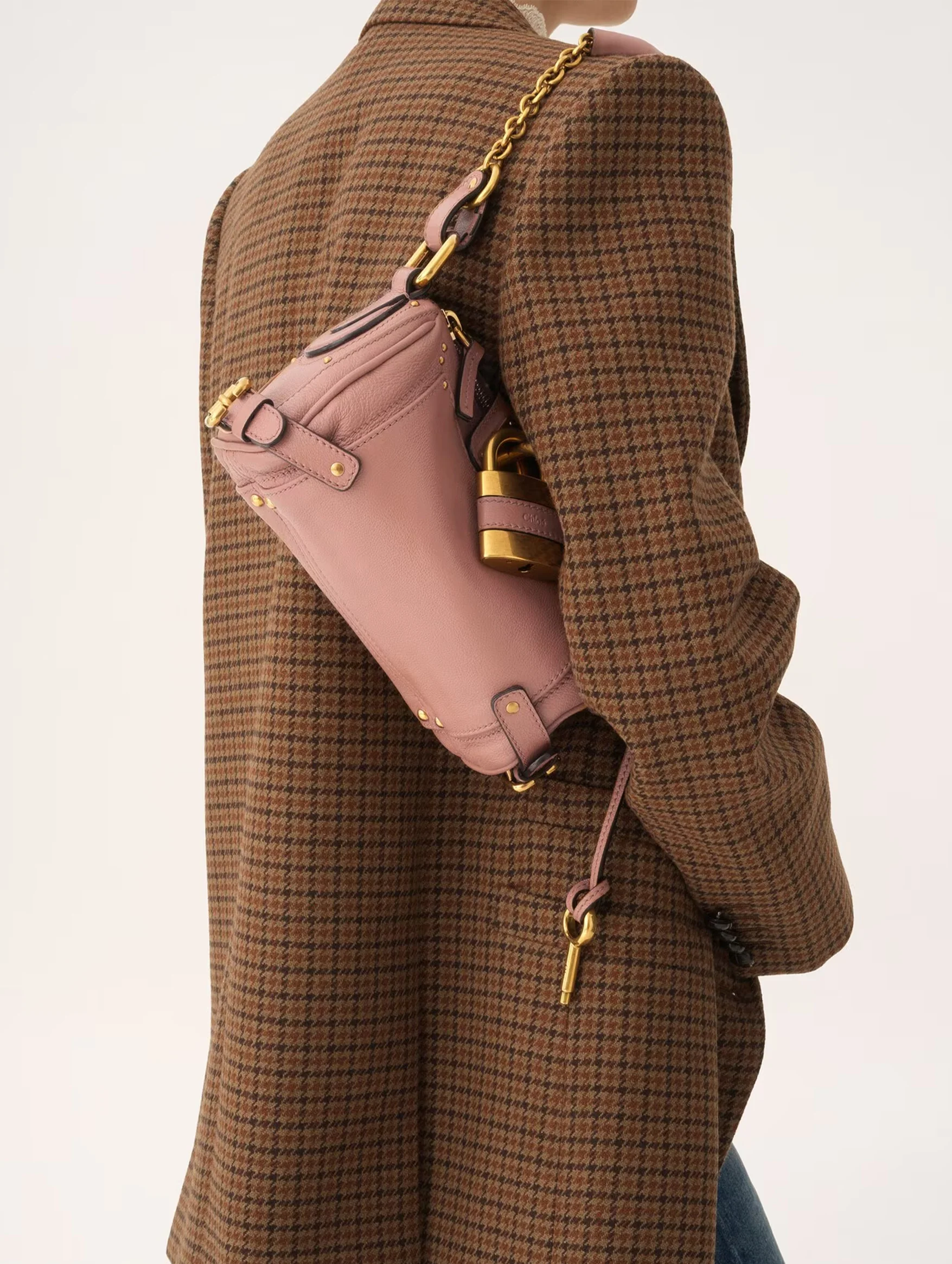 Paddington Small Chain Bag in Nougat - Image 3