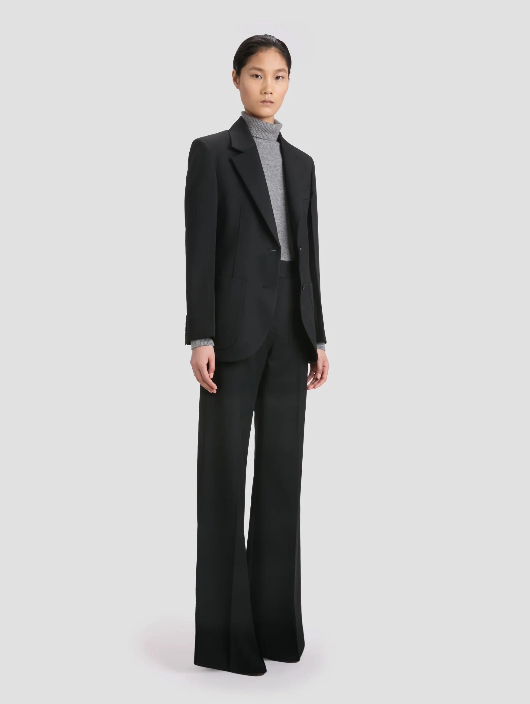Patch Pocket Blazer in Black - Image 3