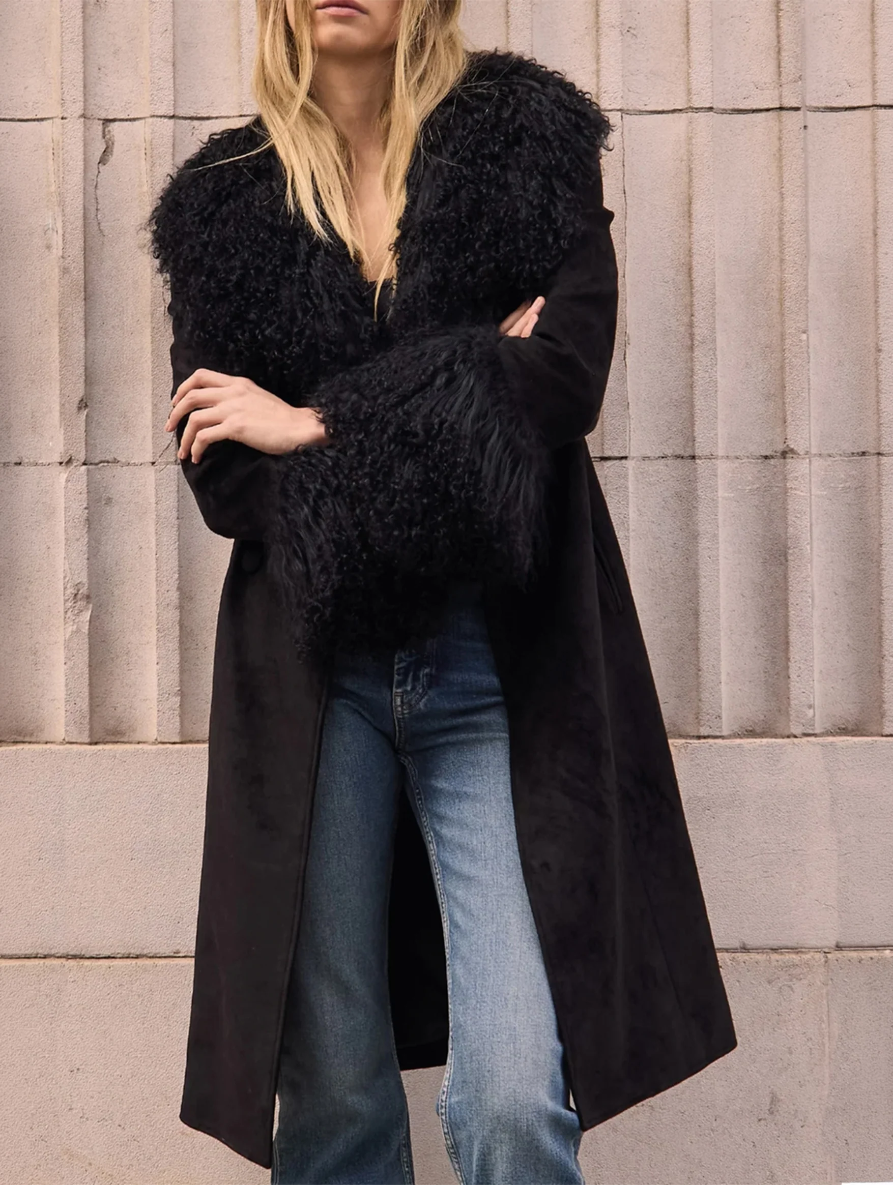 Penny Coat in Black - Image 3