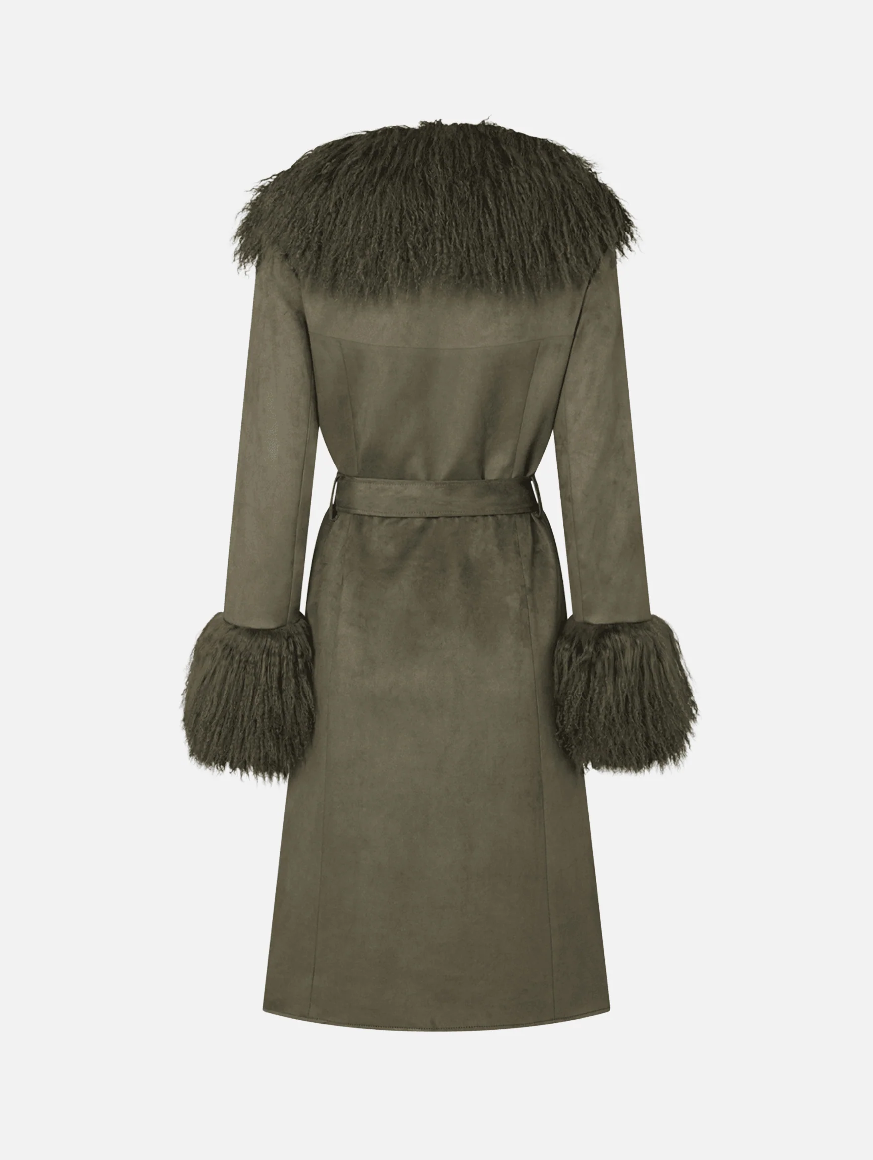 Penny Coat in Khaki Green - Image 4