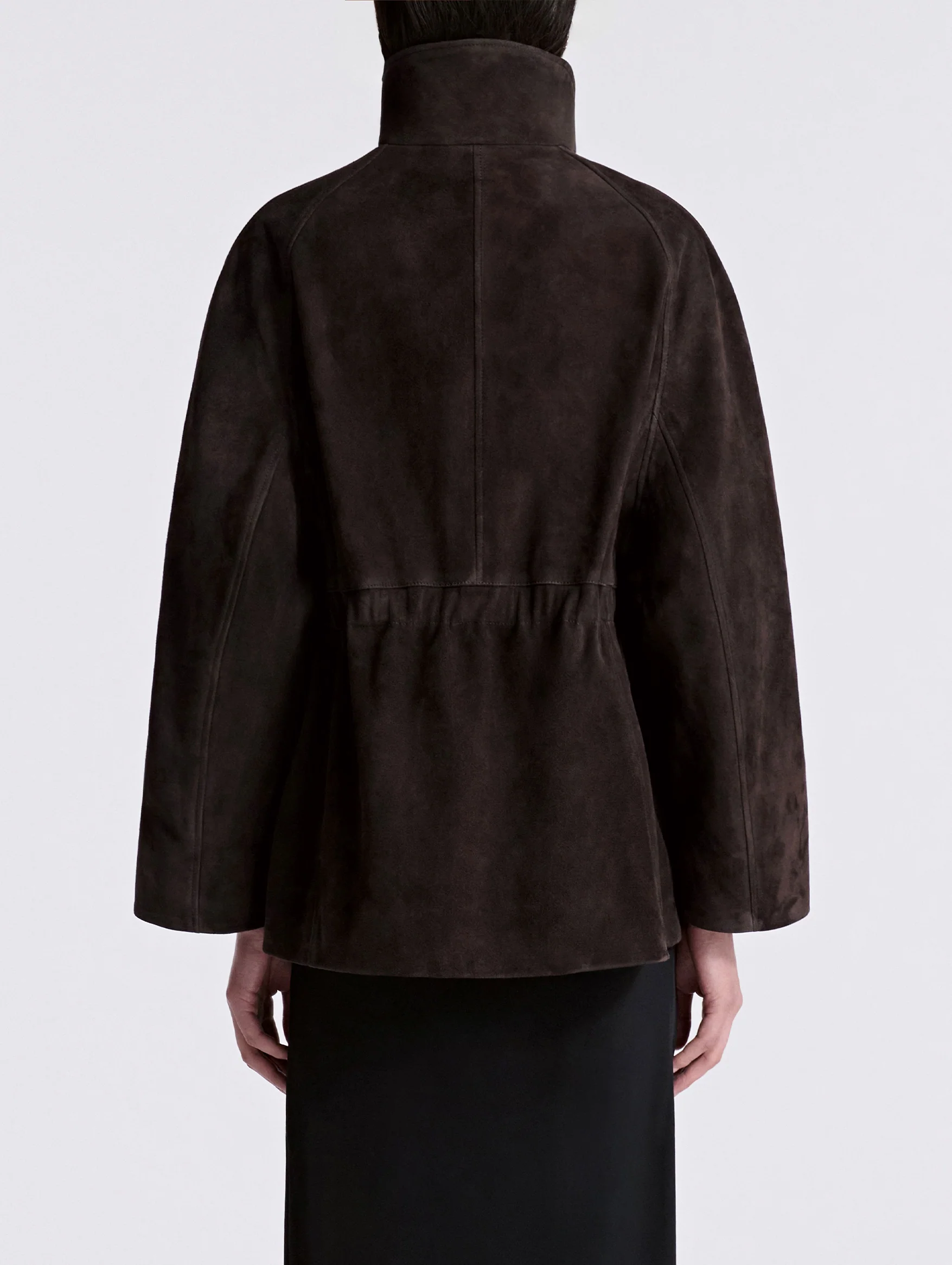 Quai Suede Jacket in Mocha - Image 4