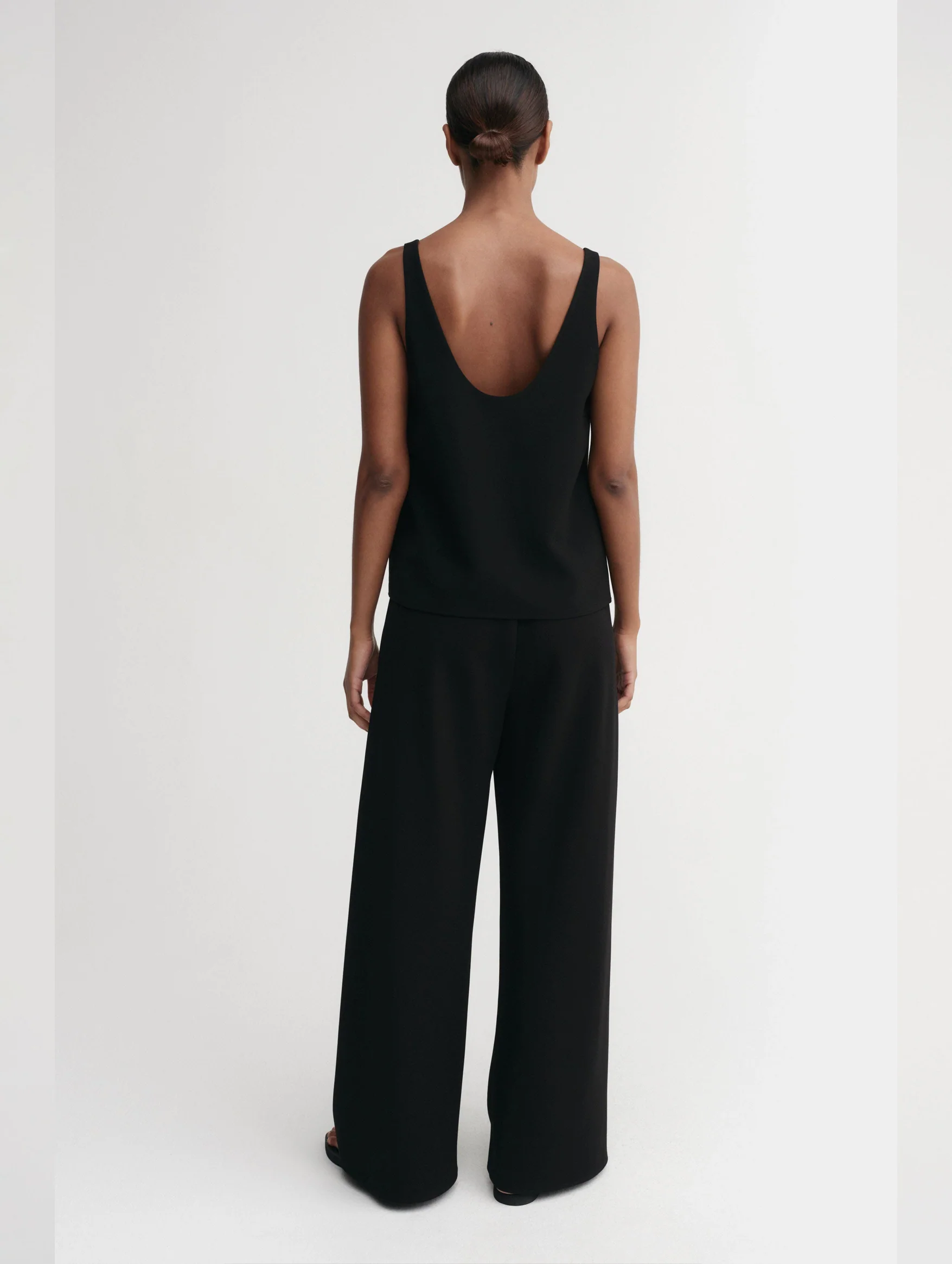 Romy Crepe Top in Black - Image 5