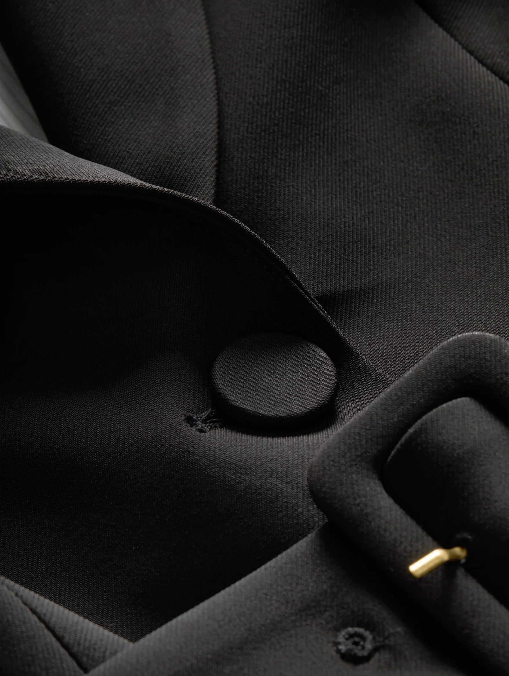 Ryanne Belted Dickey Jacket in Black - Image 5