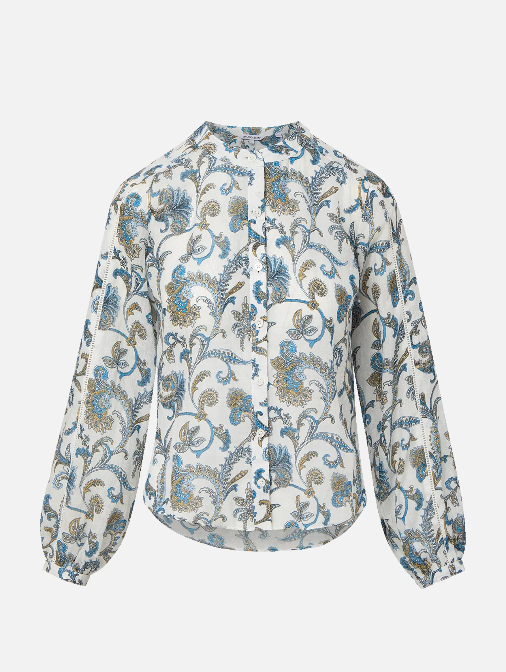 Soleil Blouse in Dove Multi