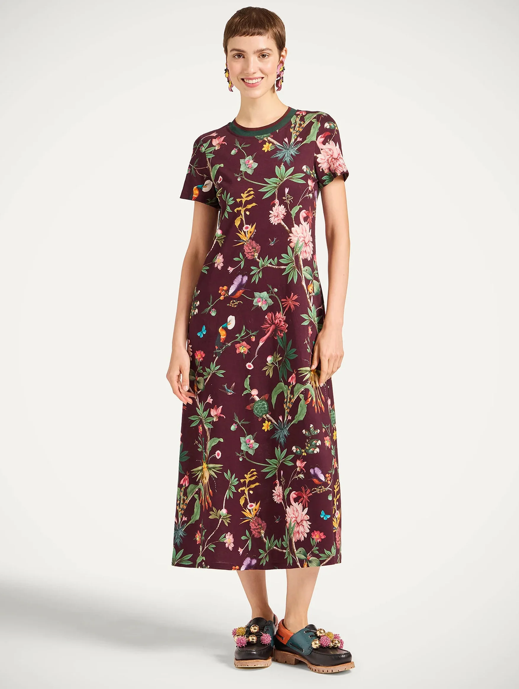 Sporty Swing Dress in Zooflora - Image 2